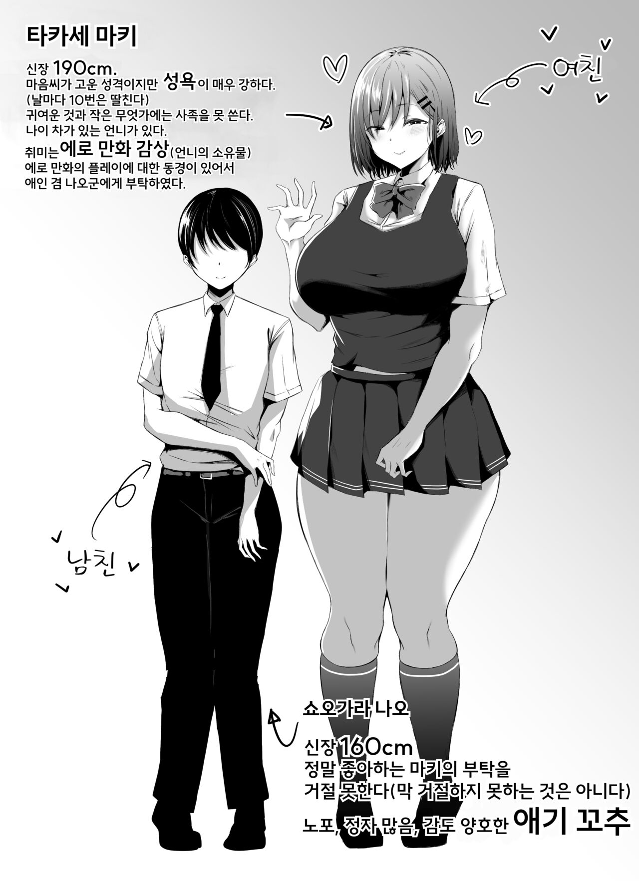 Koushinchou Kanojo no Kotteri Maso Shibori | 고신장 여친의 찐한 마조 짜기 page 3 full