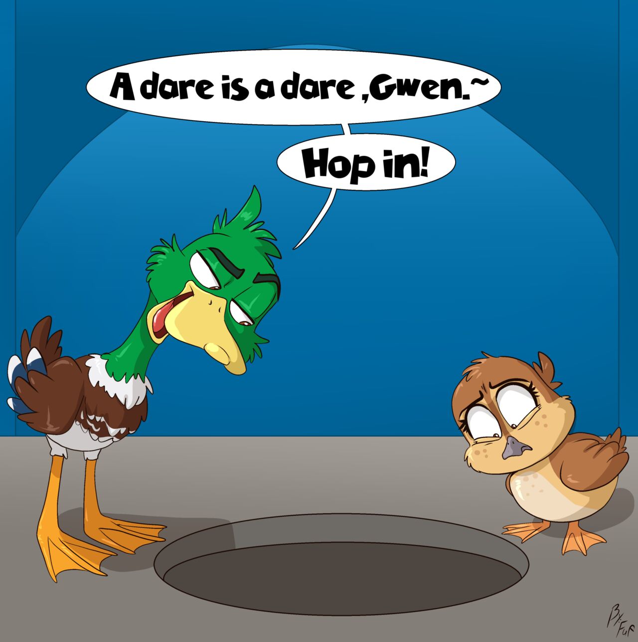 Gwen's Crappy Adventure page 1 full