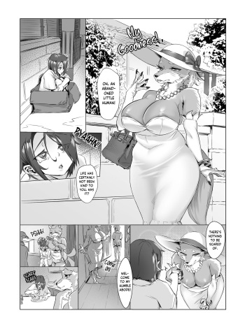 Ningen-chan wo Kaitai Ookami Okusan | The Wolf Lady Who Wanted To Keep A Human cover