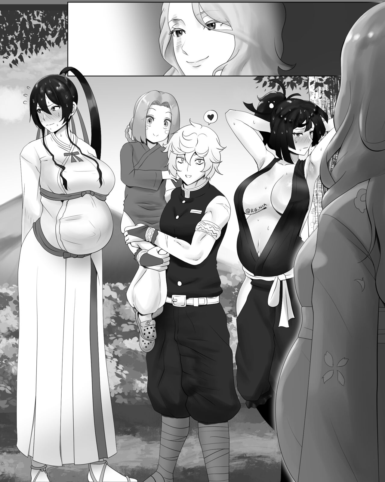 Gabimaru ga Arata na Tsuma-tachi o Te ni Ireru | Gabimaru Getting New Wives page 10 full