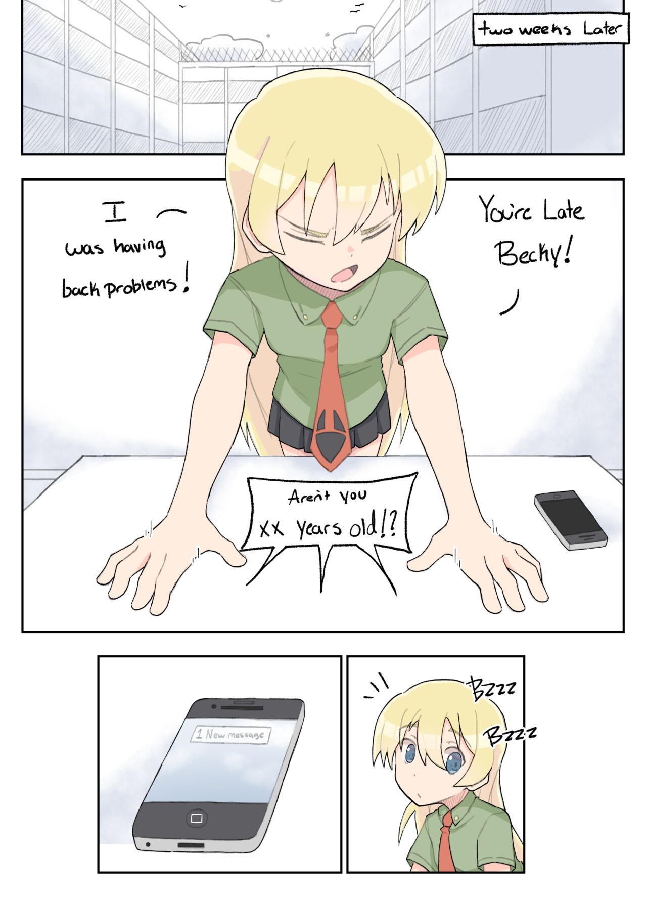 Rebecca's New Co-Worker page 3 full