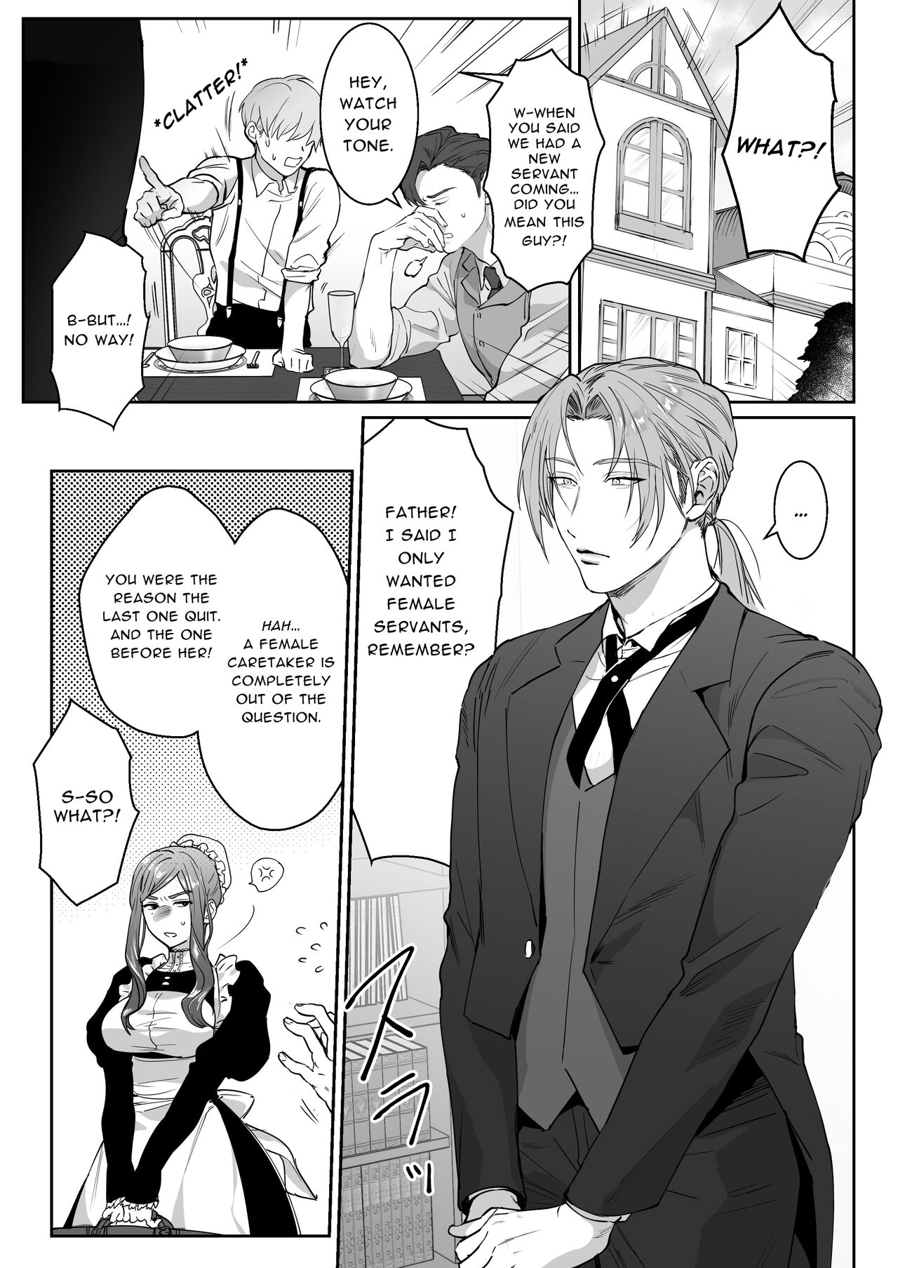 Waka Danna-sama, O Shioki no Jikan Desu. | Young Master, It's Time For Punishment page 2 full