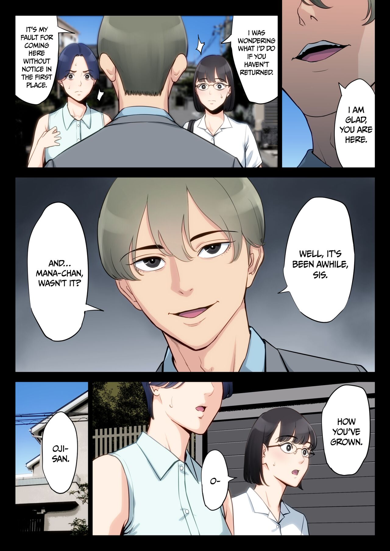 Watashi, Oji, Haha. page 8 full