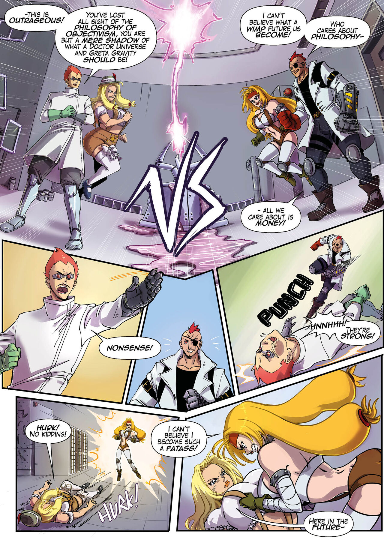 Greta X Dr. Universe Issue 22 page 2 full