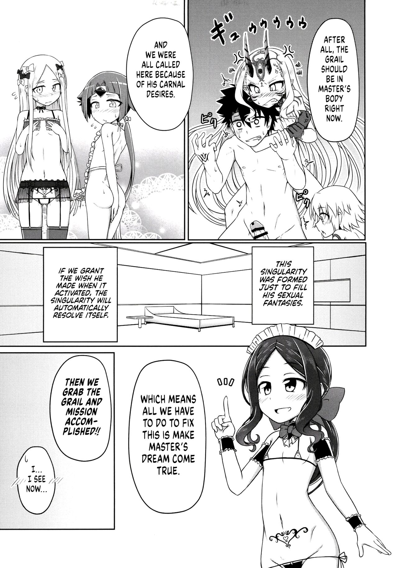 Lolikko Servant-tachi  to Ecchi na Kakko de Ecchicchi | Sexy Sexy Time with Sexy Looking Loli Servants page 7 full