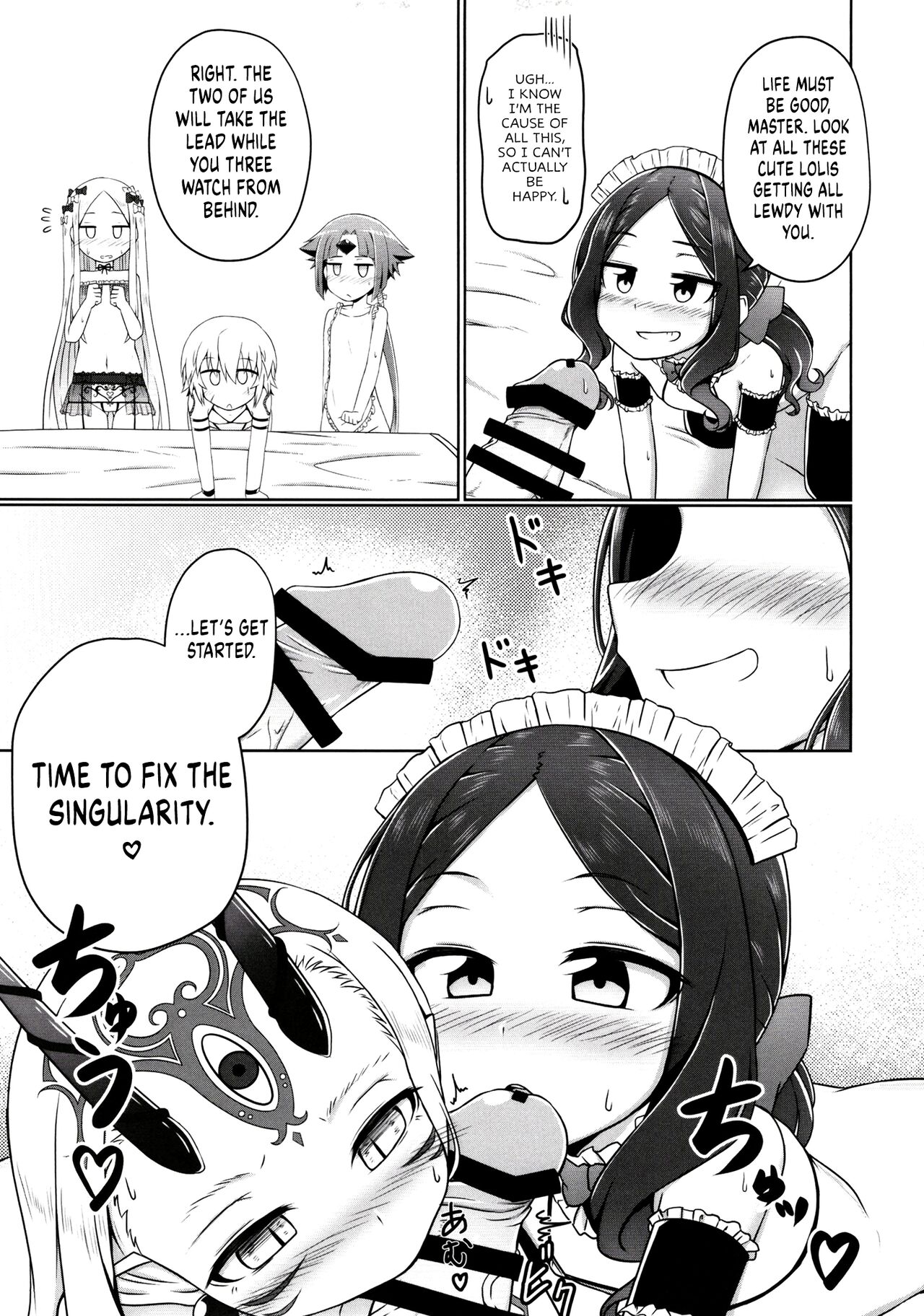 Lolikko Servant-tachi  to Ecchi na Kakko de Ecchicchi | Sexy Sexy Time with Sexy Looking Loli Servants page 9 full