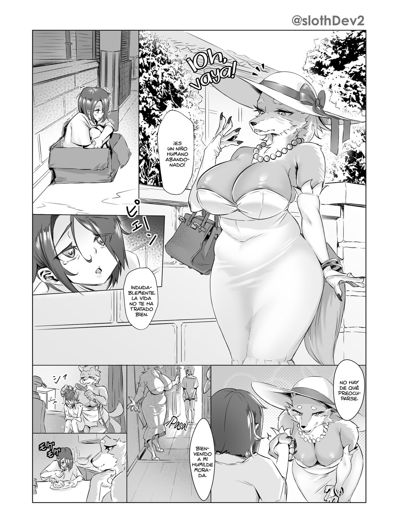 Ningen-chan wo Kaitai Ookami Okusan page 1 full