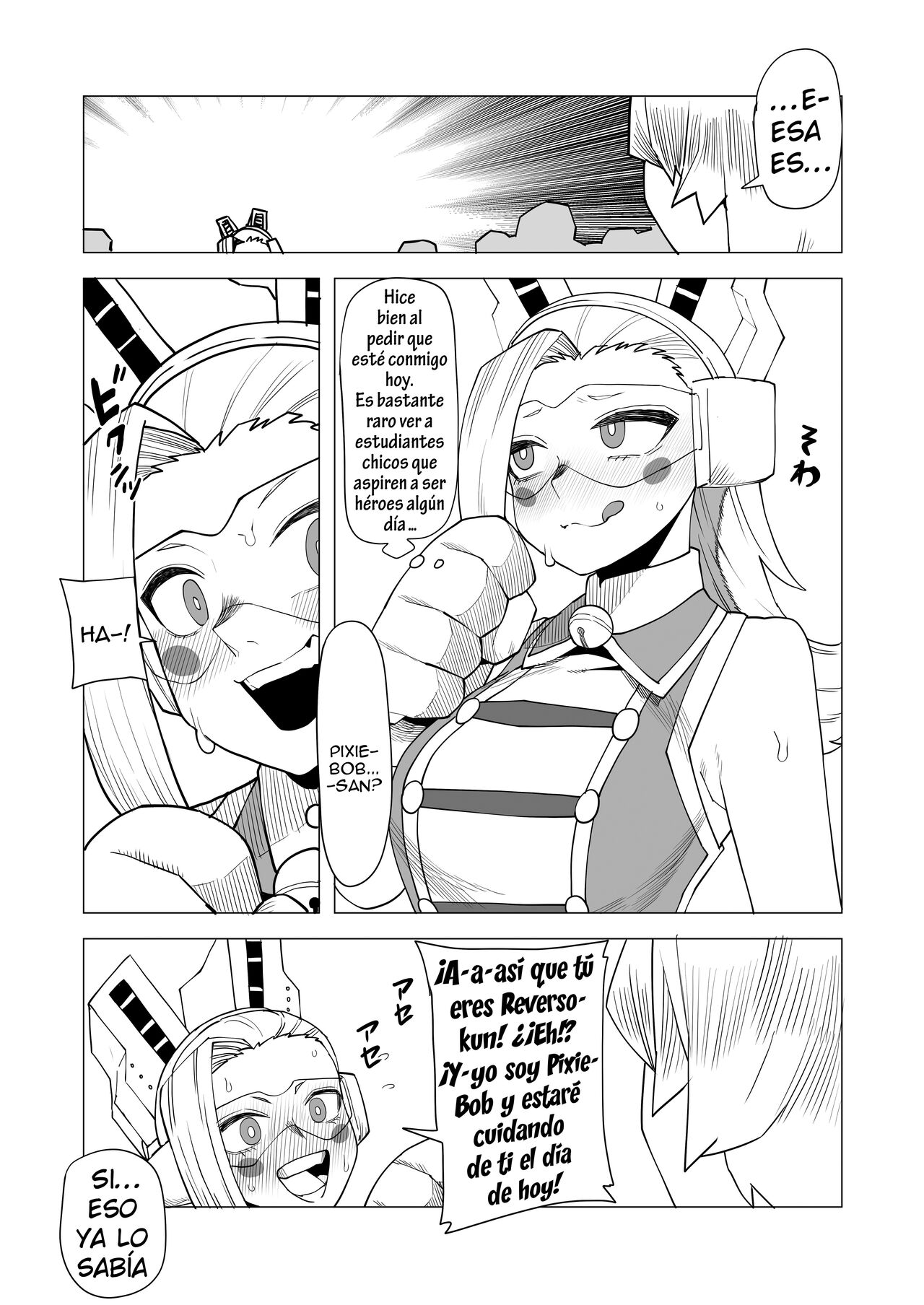 Teisou Gyakuten Butsu ~Pixie-Bob no Baai~ | Academia de Héroes &amp; una Moralidad Invertida 11: ~Pixie-Bob~ page 3 full