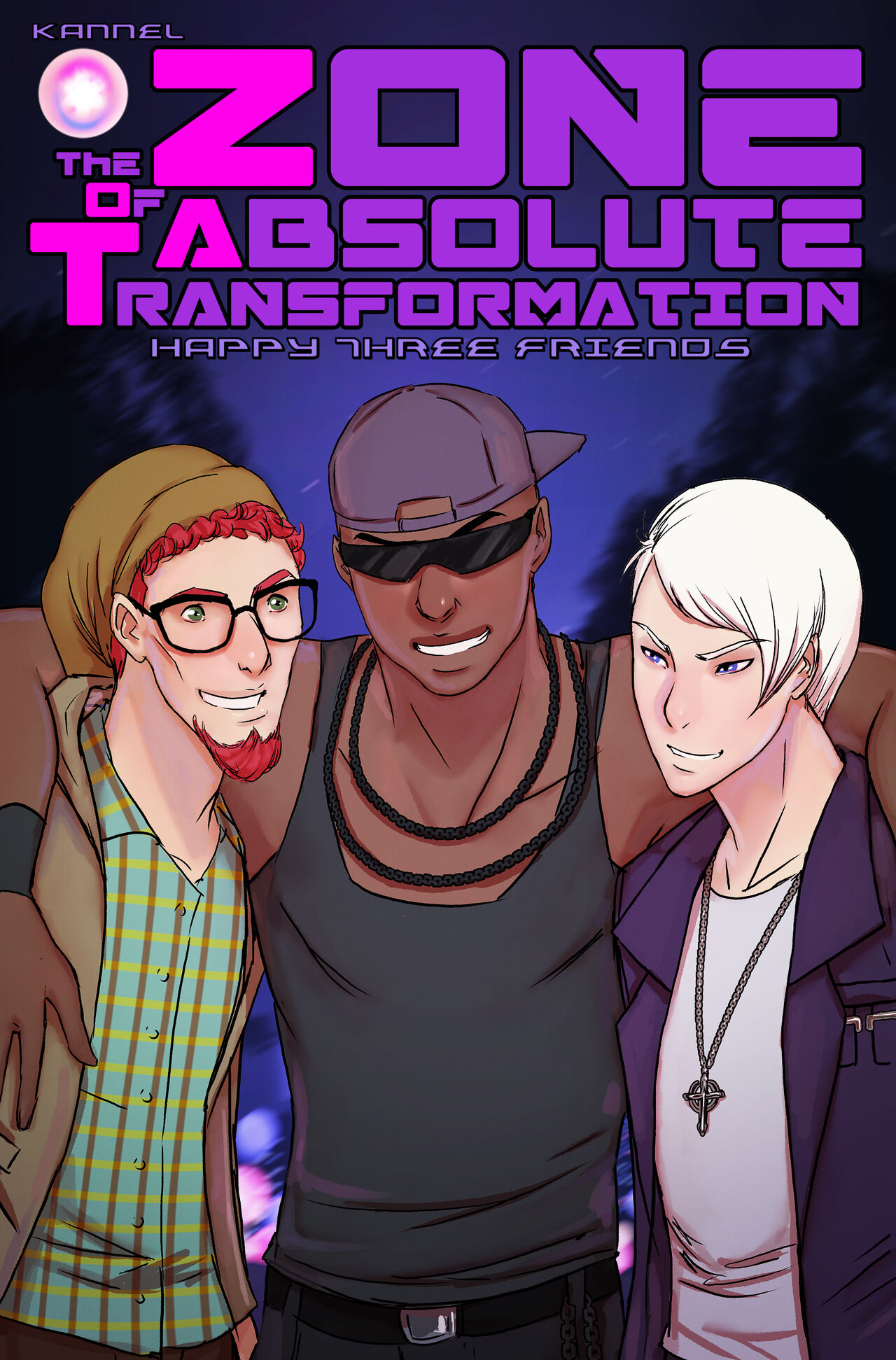 The Zone of Absolute Transformation: Happy Three Friends page 1 full