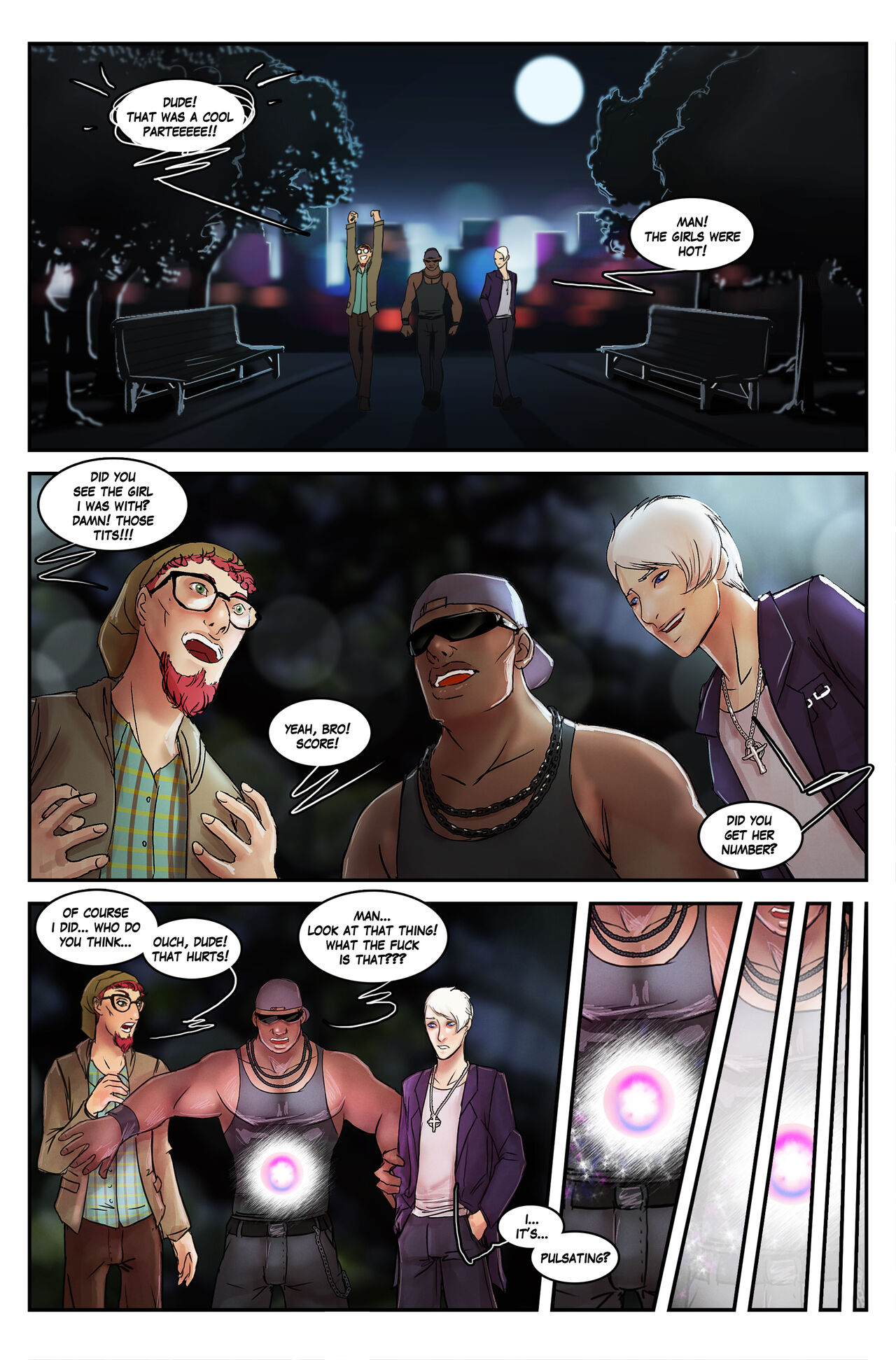 The Zone of Absolute Transformation: Happy Three Friends page 3 full