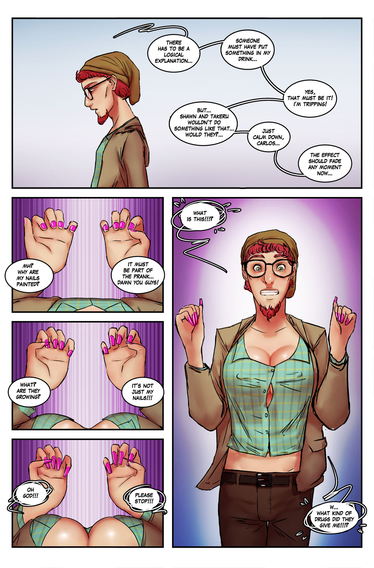 The Zone of Absolute Transformation: Happy Three Friends page 6 full
