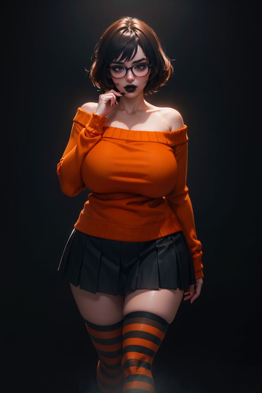goth velma dinkley #2 ai generated page 2 full