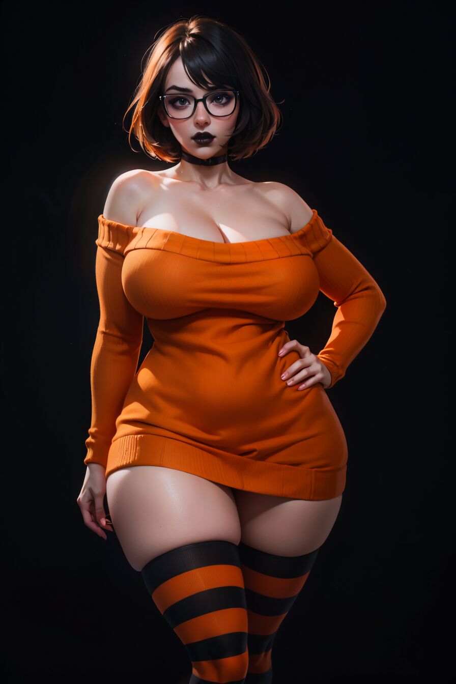 goth velma dinkley #2 ai generated page 6 full