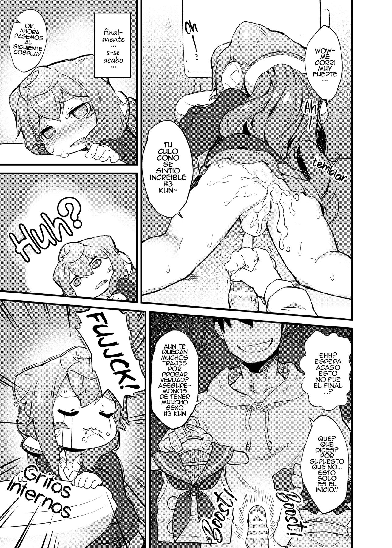 3-gou-kun to Hitasura Cosplay Sex suru Hon page 8 full