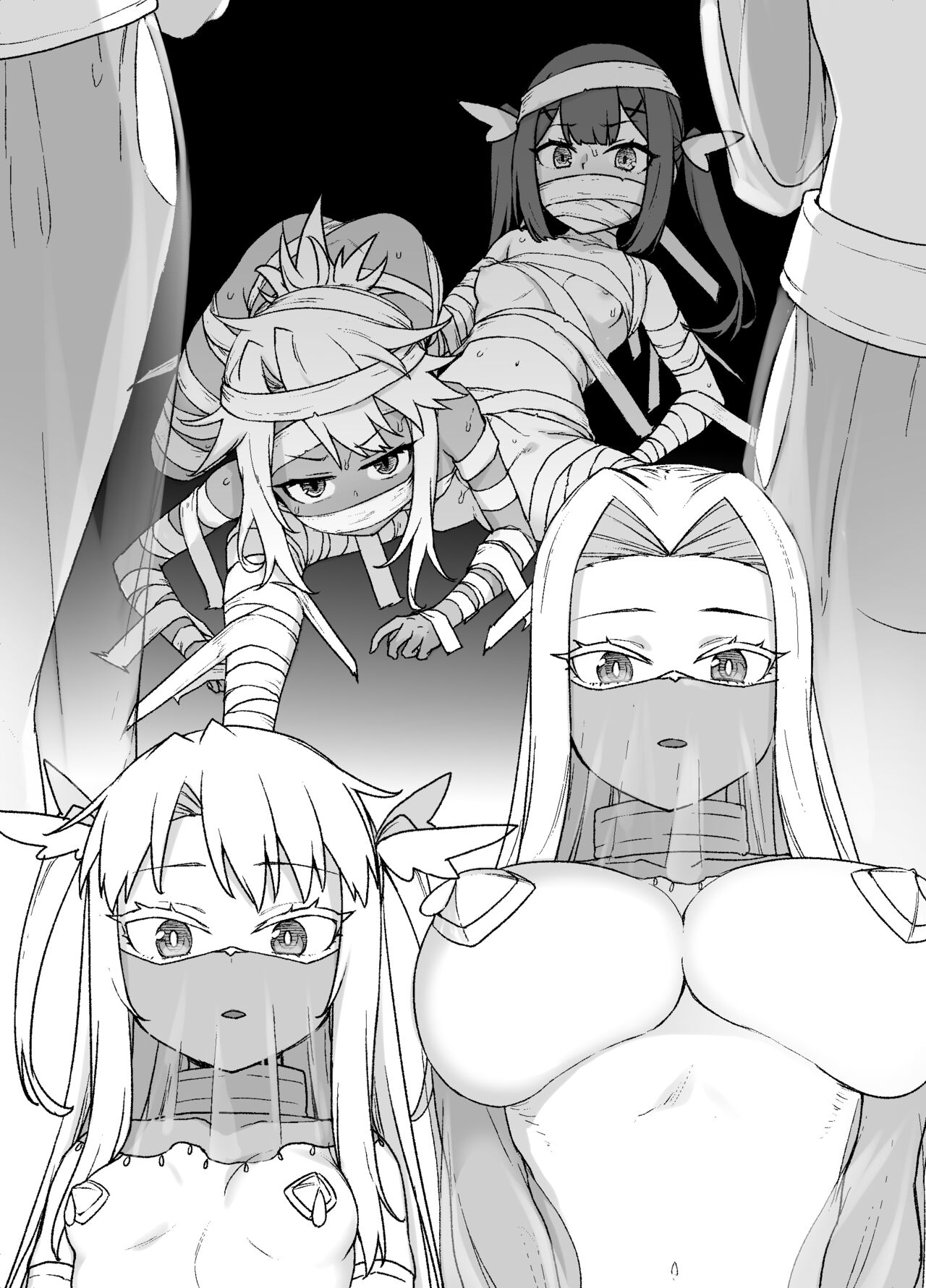 FGO洗脳特異点～クロエ＆美遊編～漫画7P ※マミフィケーション洗脳 page 10 full