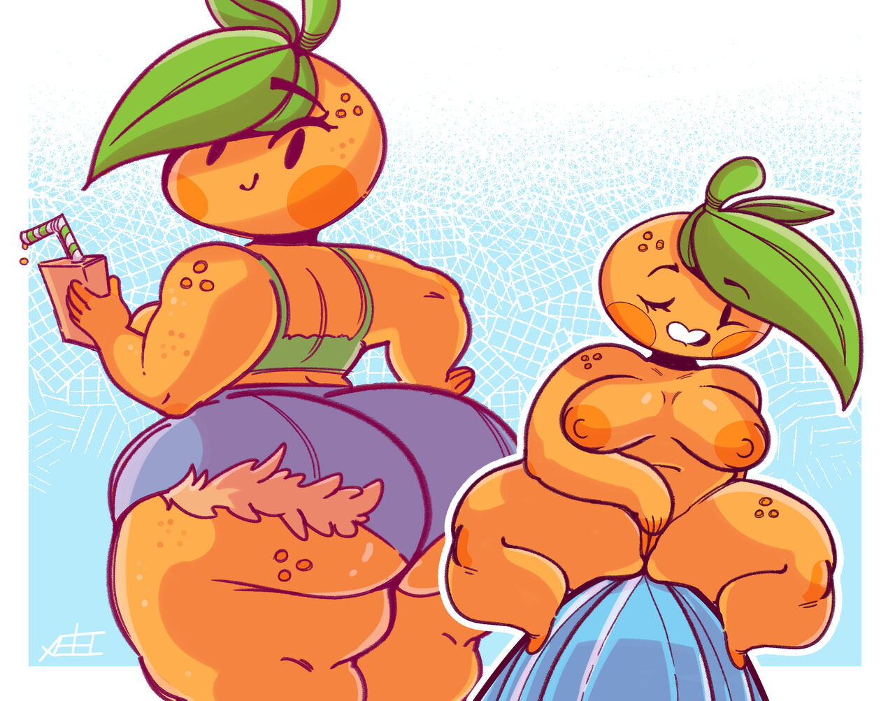 Gina the Orange Gal page 1 full