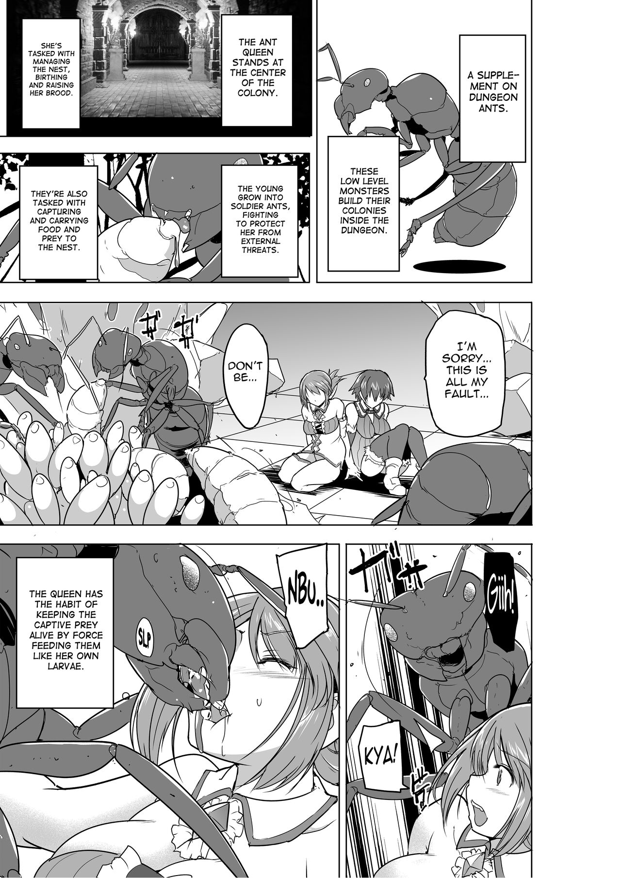 Dungeon Travelers - Futari no Himegoto BADend | Their Secret - Bad End page 7 full