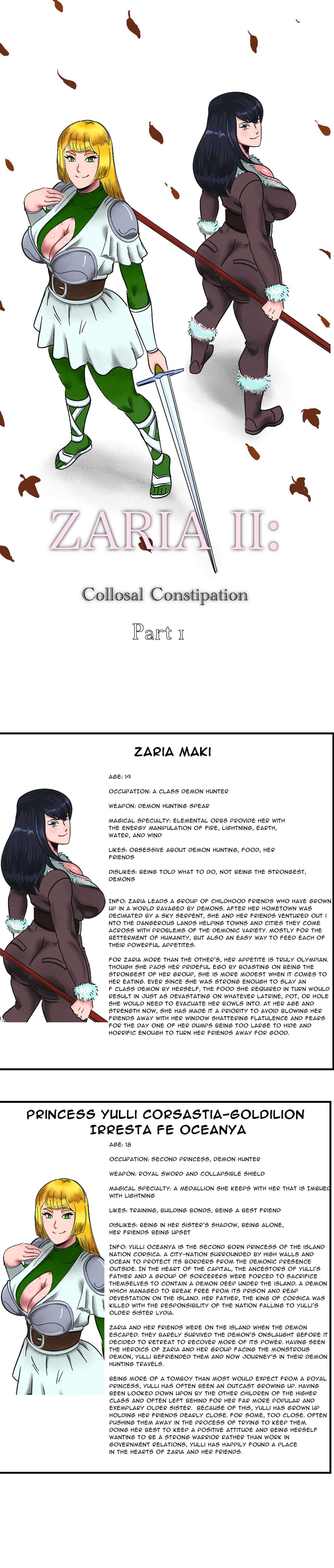Zaria's colossal constipation part 1 page 1 full