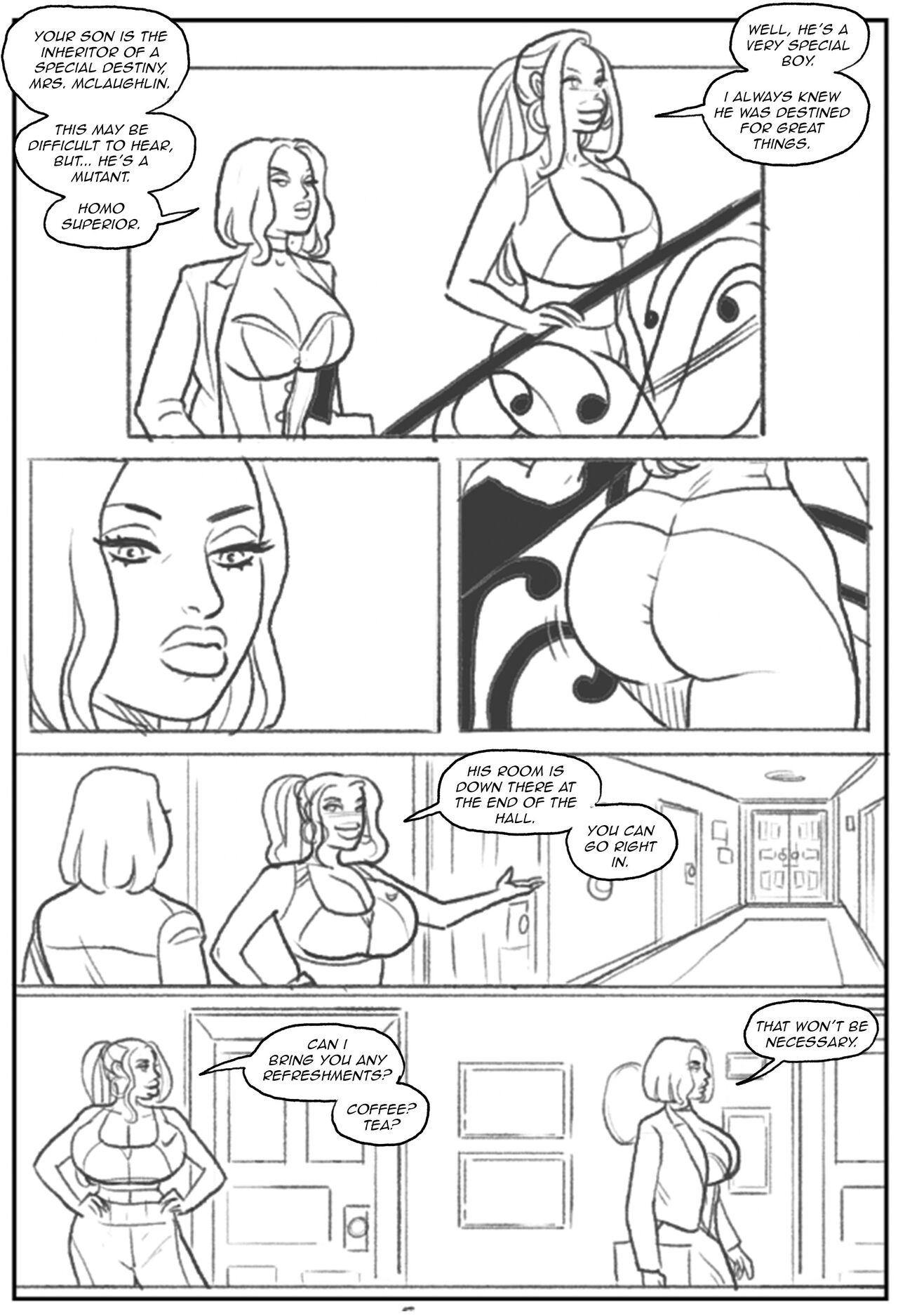 Emma Frost bimbofication page 6 full