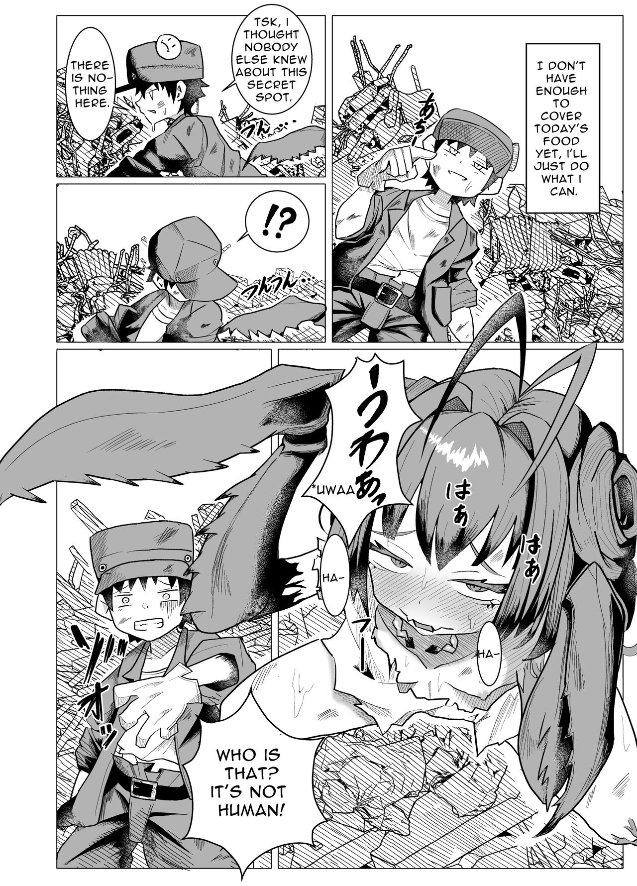 Kamakiri-chan wa Seiyoku to Shokuyoku ni Katenai | Mantis Girl Cannot Overcome Her Desire To Procreate &amp; Feed page 4 full