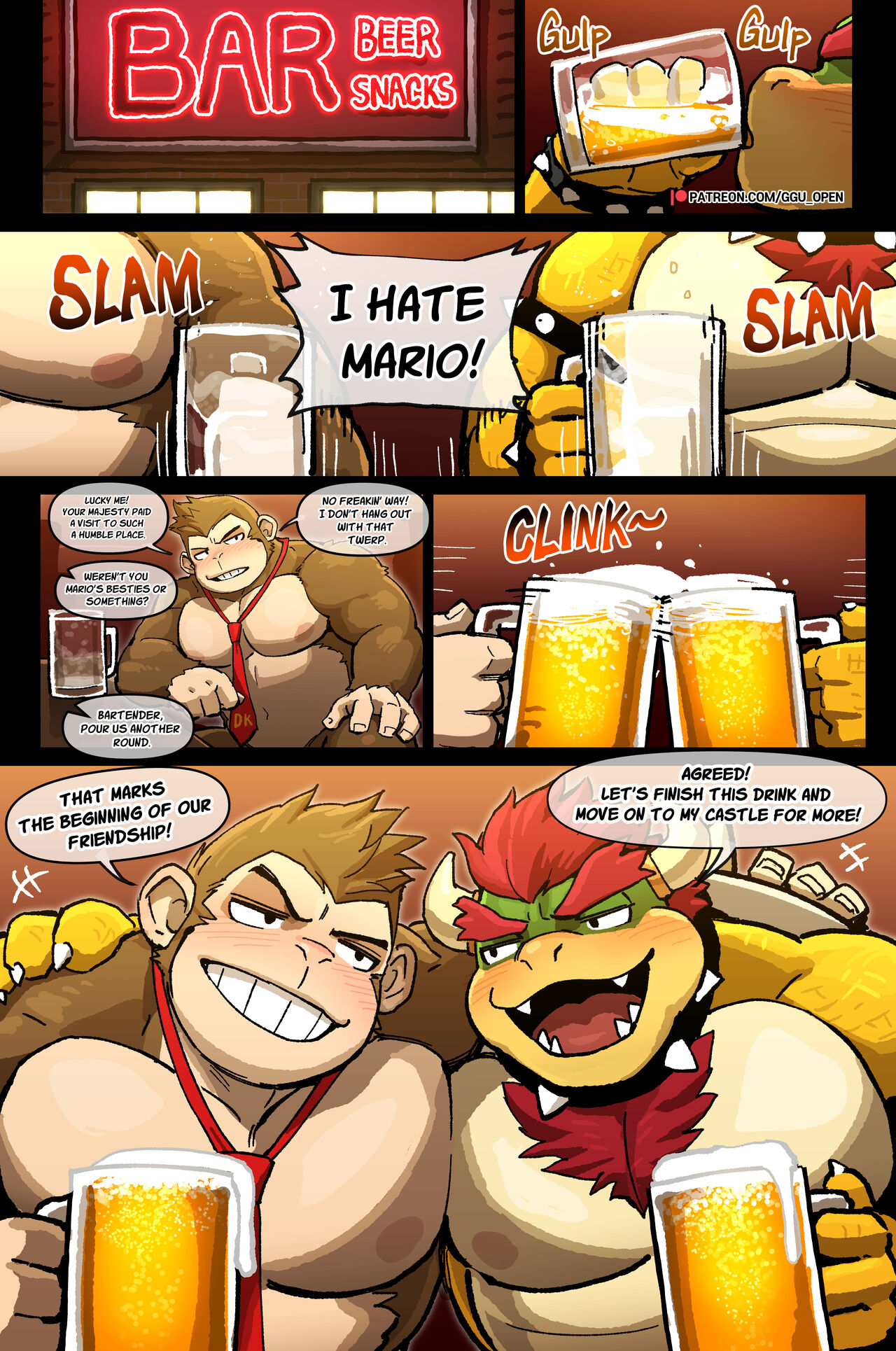 - Bowser x DK page 1 full
