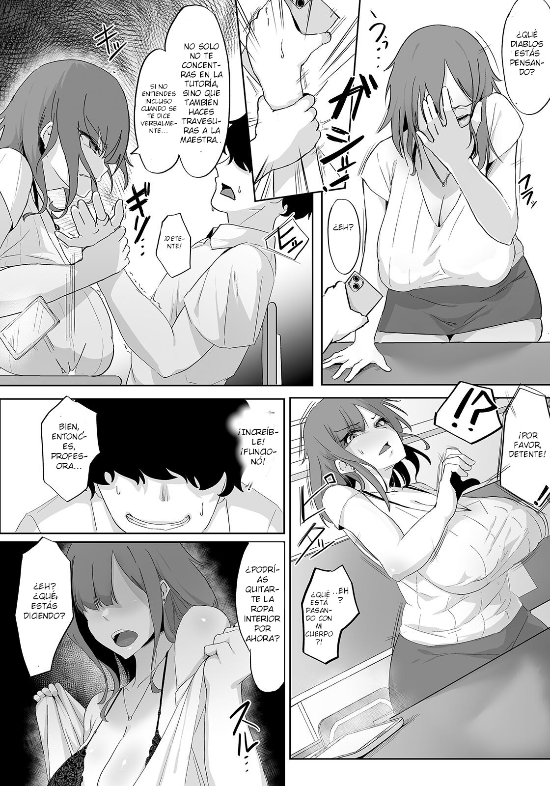 Mesuana Hatsujou Appli -Onna Kyoushi wa Boku no Dorei- page 4 full