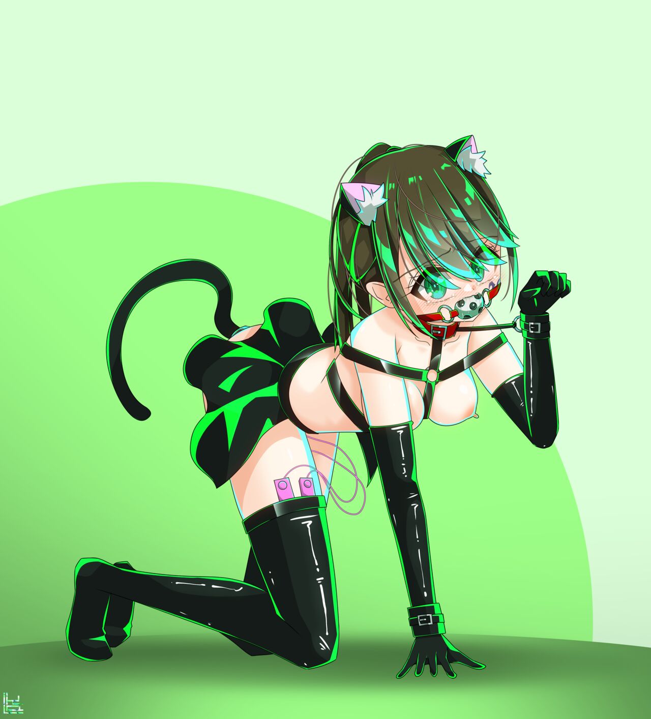 ネコ瀬奈ちゃん（エロコスチューム）・猿轡＆カラバリ＆ビビッド薄め差分 page 2 full