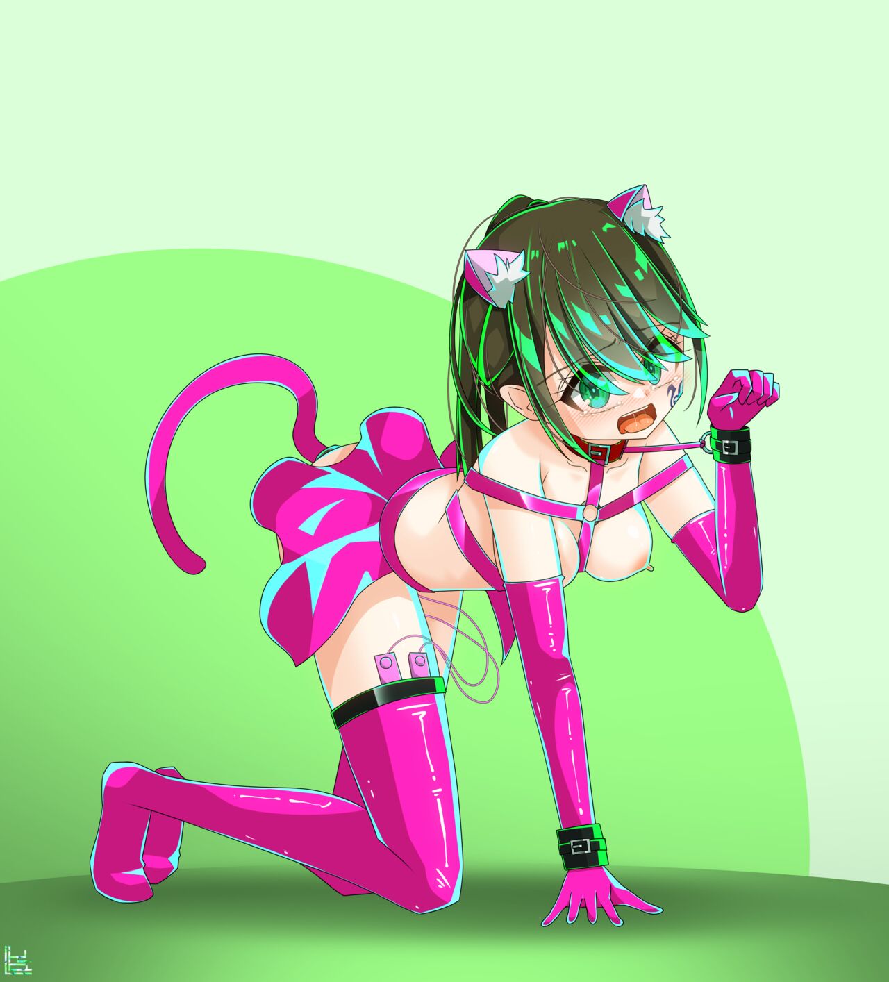 ネコ瀬奈ちゃん（エロコスチューム）・猿轡＆カラバリ＆ビビッド薄め差分 page 7 full