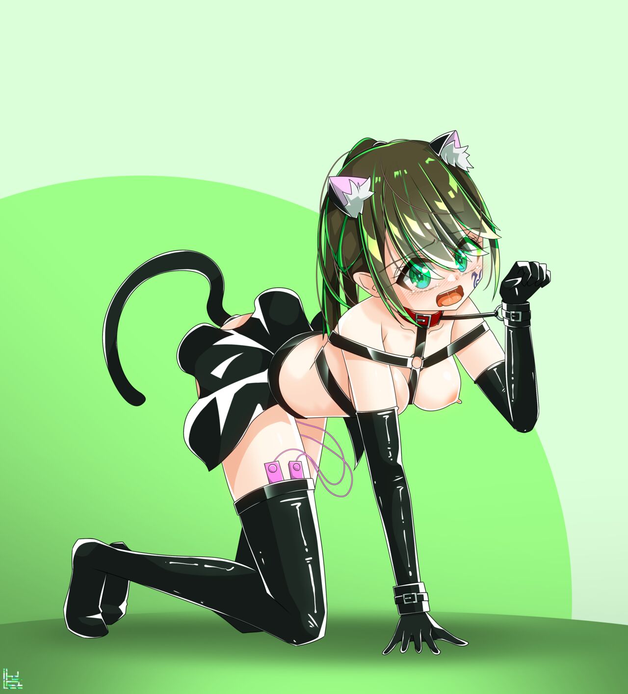 ネコ瀬奈ちゃん（エロコスチューム）・猿轡＆カラバリ＆ビビッド薄め差分 page 9 full