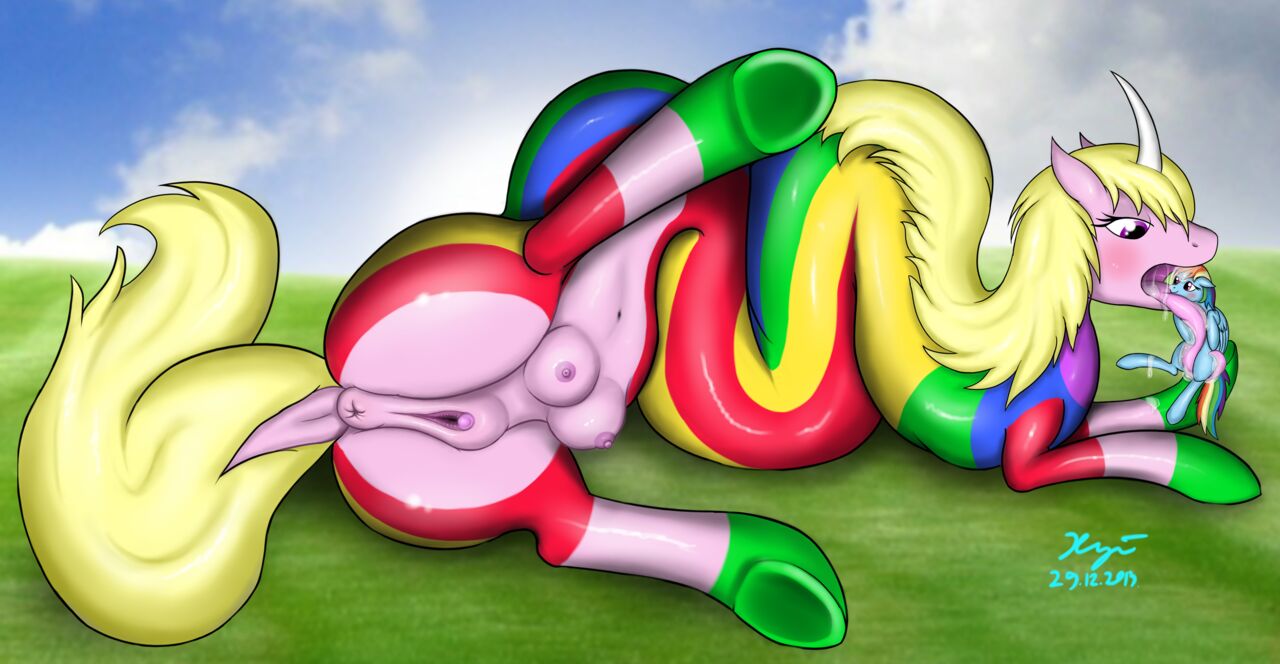 Lady Rainicorn Vore page 1 full