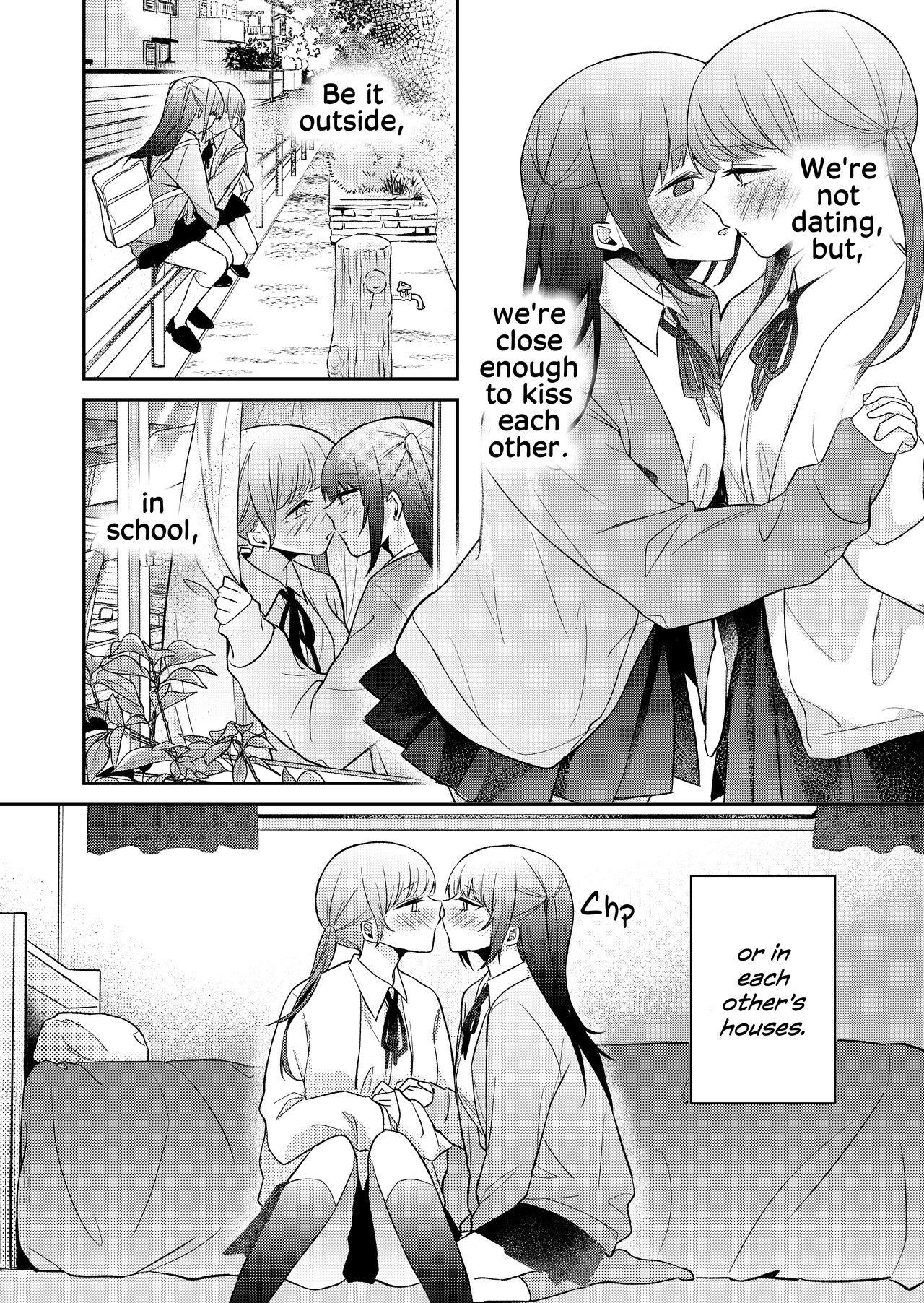 Tsukiattenai Futari ga Ofuro de  Ecchi na Koto Suru Hanashi |  A Story of Two Girls Who Are Not Dating Having Sex in the Bath page 2 full