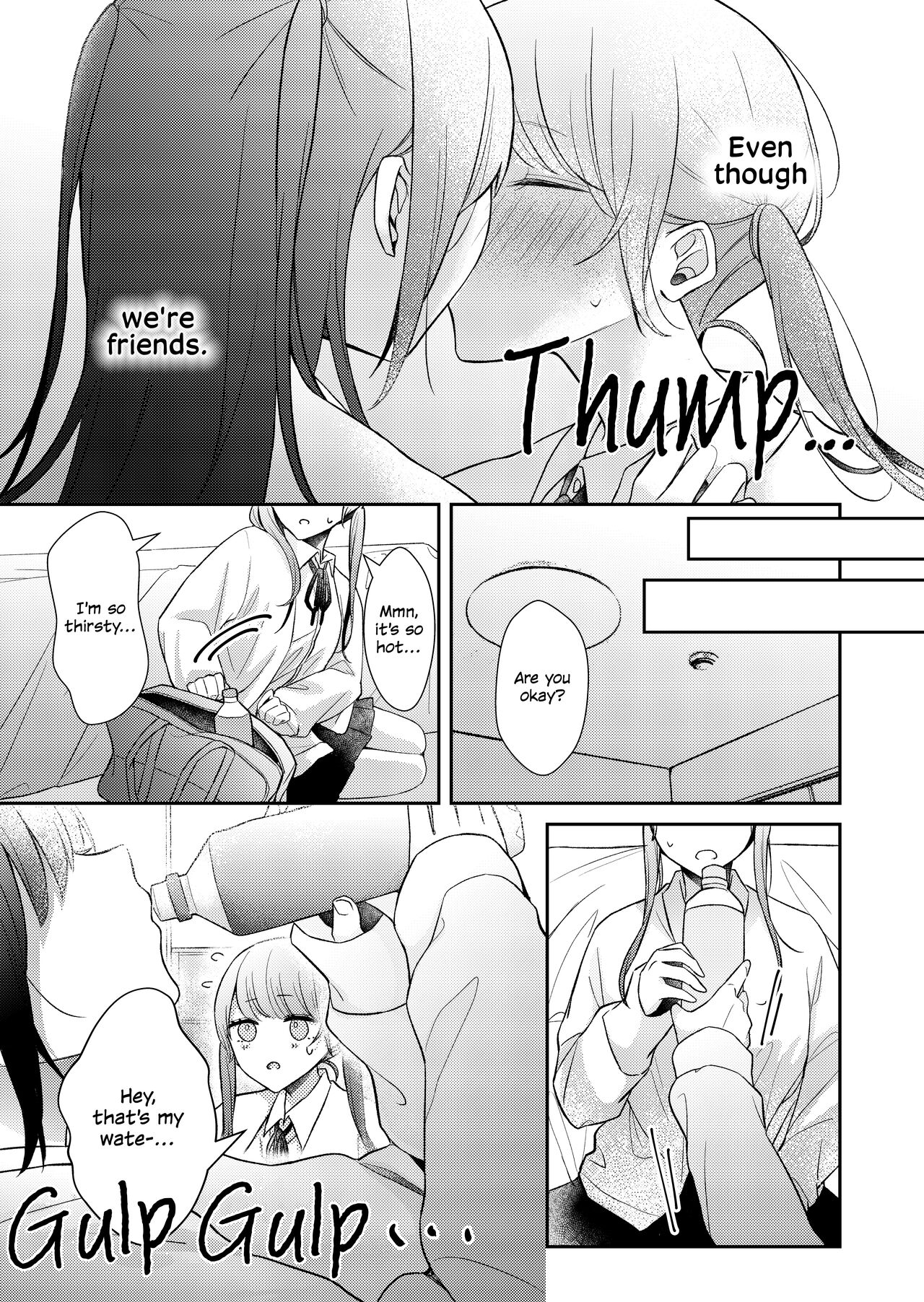 Tsukiattenai Futari ga Ofuro de  Ecchi na Koto Suru Hanashi |  A Story of Two Girls Who Are Not Dating Having Sex in the Bath page 3 full