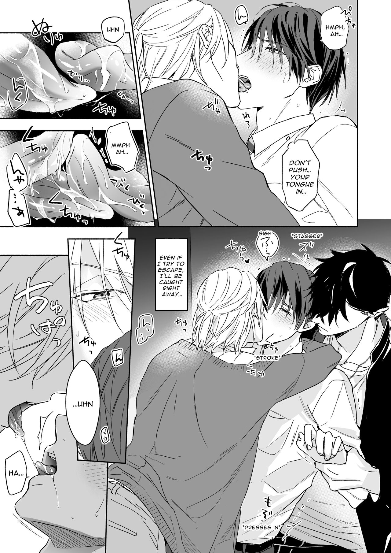 Tachi to Neko Docchi ga Ii no? | Top or Bottom? ~Sweaty 3-Way Sex~ page 9 full