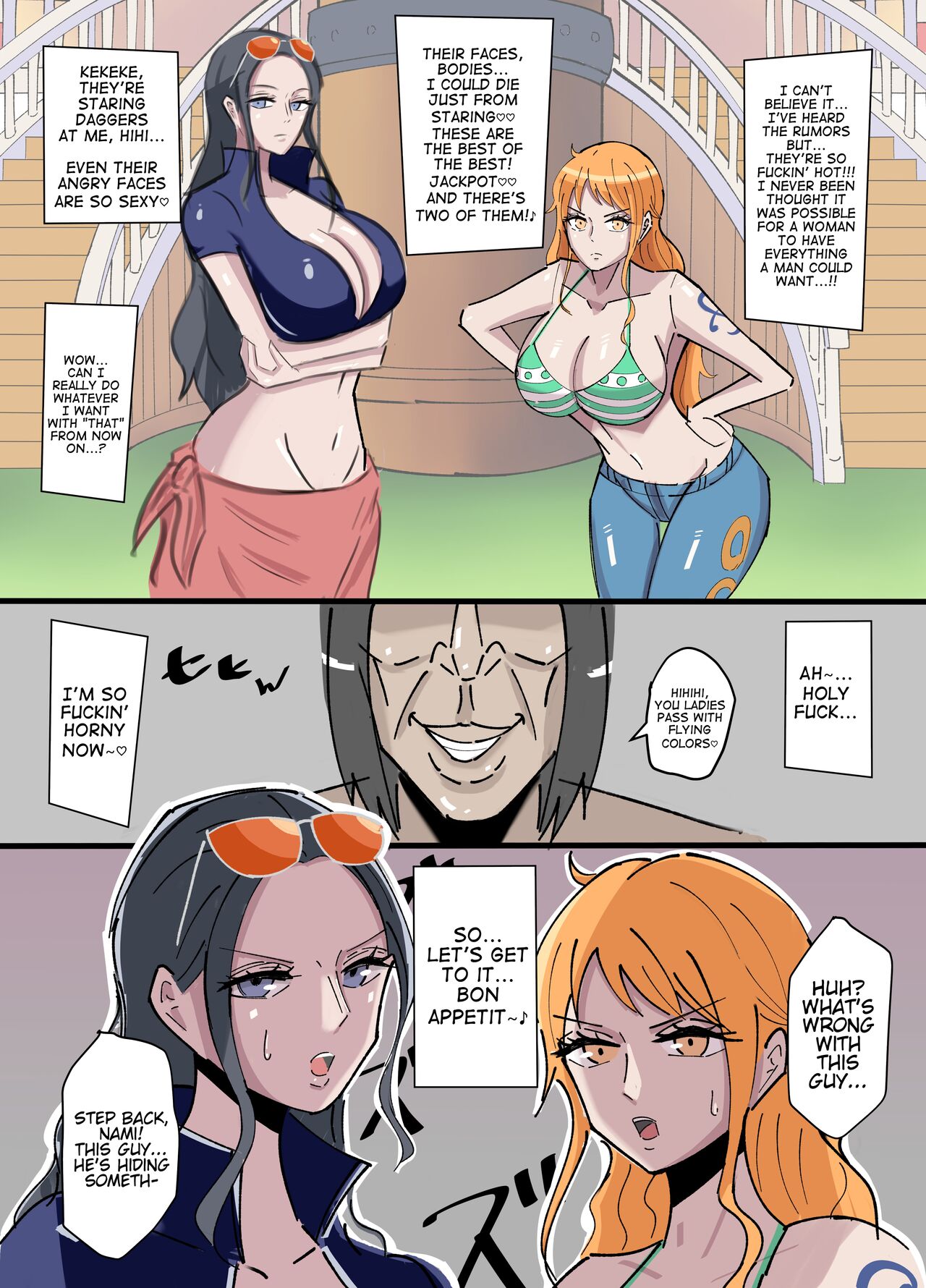 One Piece X Creepy Guy Who Has Invincible Power page 4 full