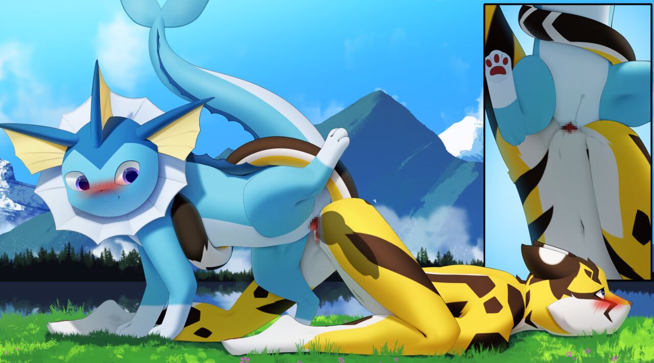 Steel Cat - The wild Vaporeon used knotting. page 4 full