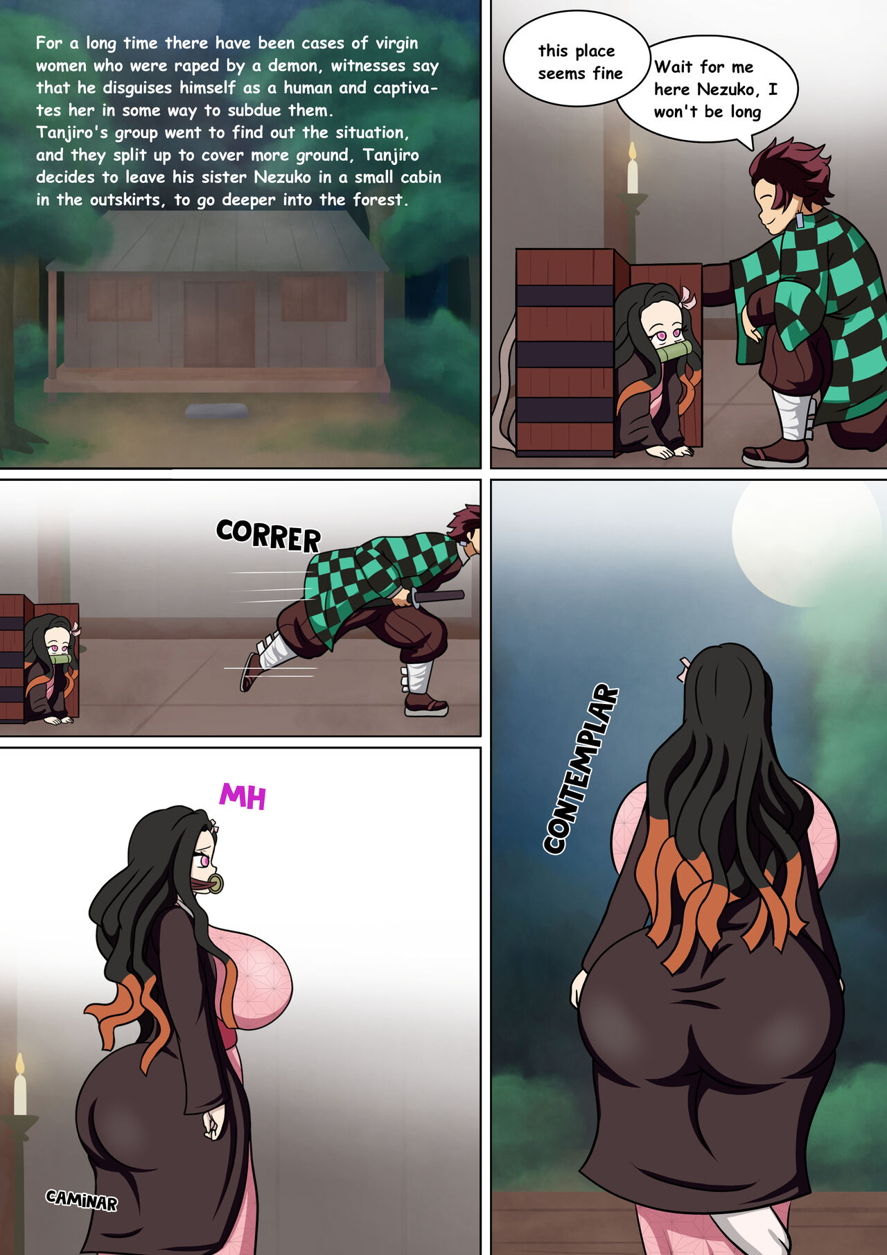 The Night of the Demon and Nezuko | La Noche Del Demonio Y Nezuko page 3 full