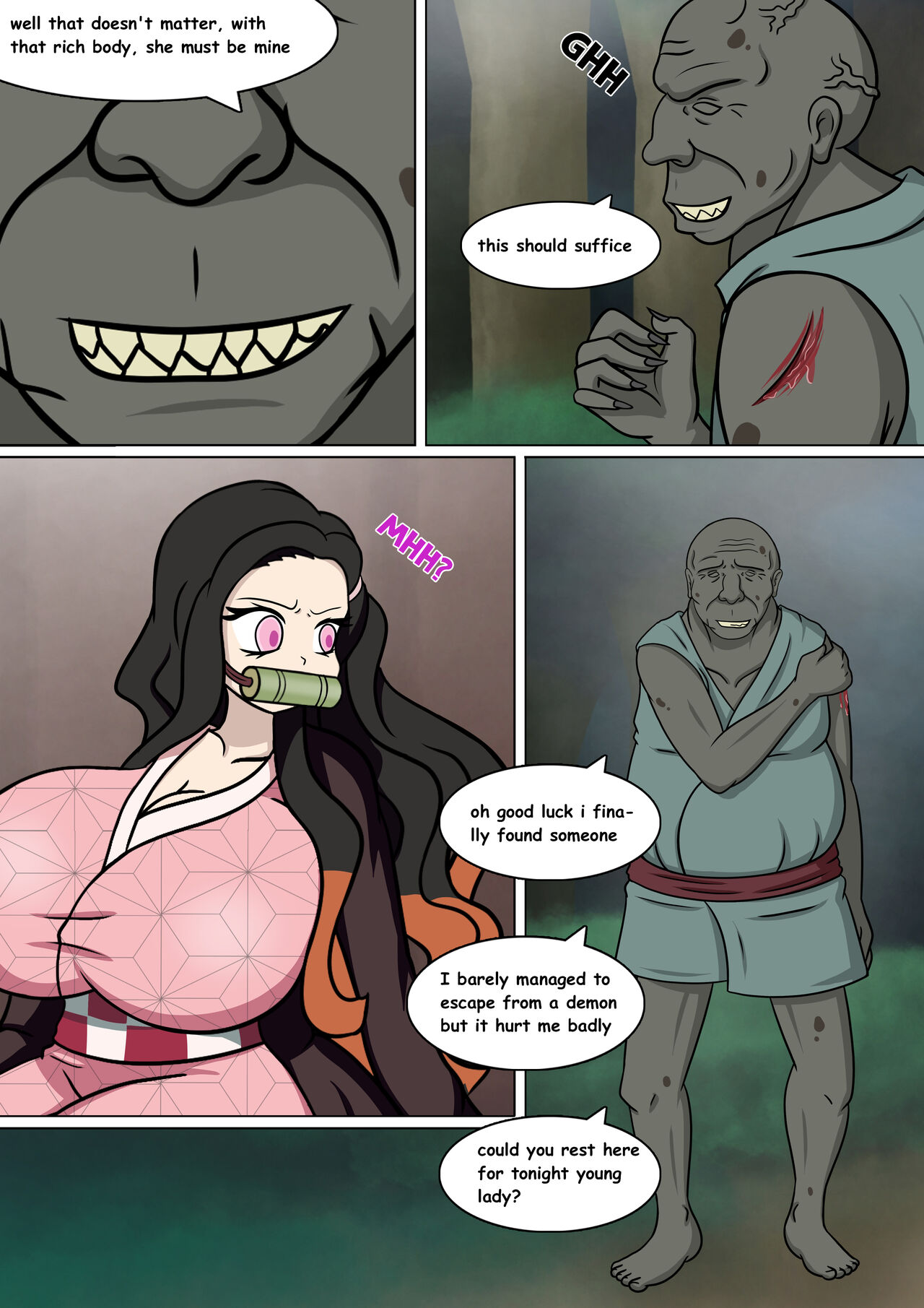 The Night of the Demon and Nezuko | La Noche Del Demonio Y Nezuko page 6 full