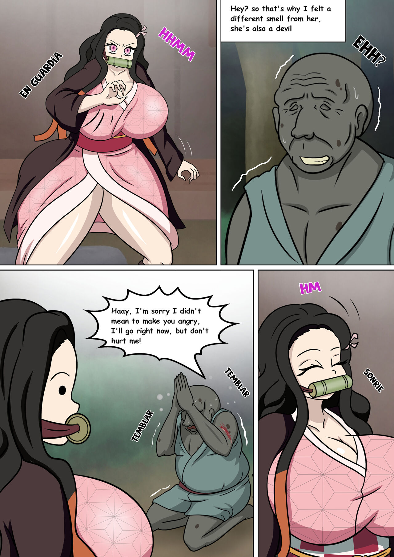 The Night of the Demon and Nezuko | La Noche Del Demonio Y Nezuko page 7 full