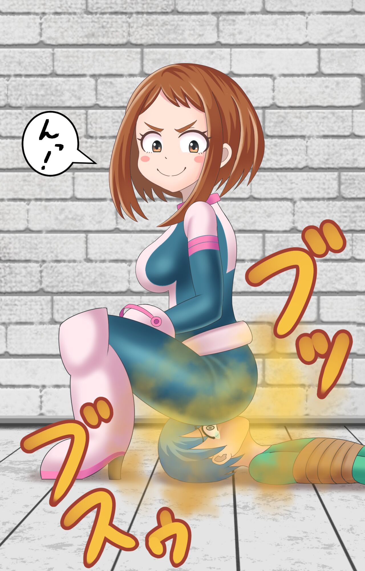 Ochako's Fart Academia page 10 full