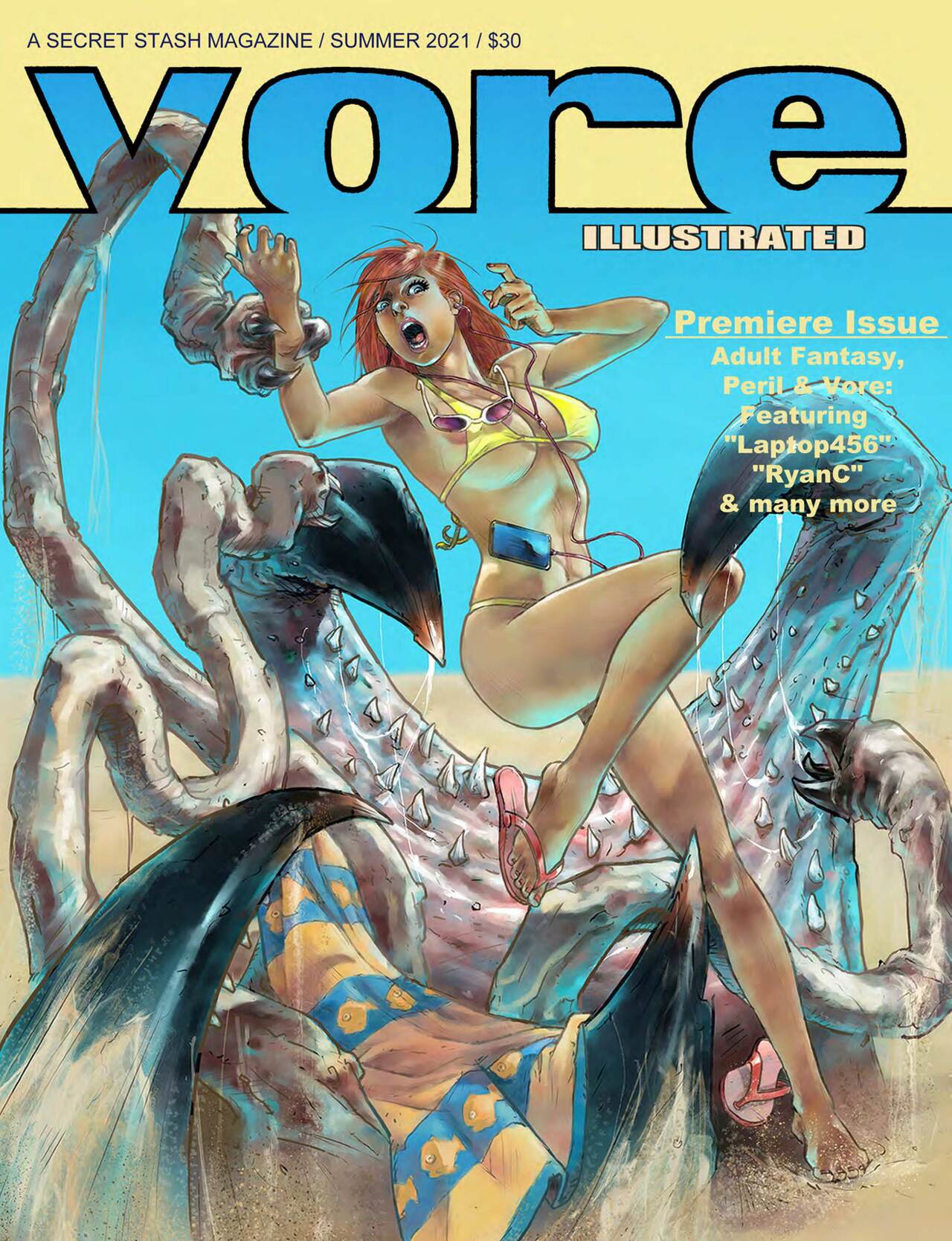 Vore Illustrated Summer 2021 RyanC/SecretStashComics page 1 full