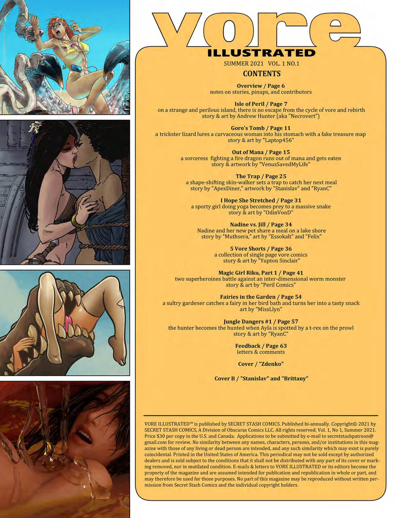 Vore Illustrated Summer 2021 RyanC/SecretStashComics page 4 full