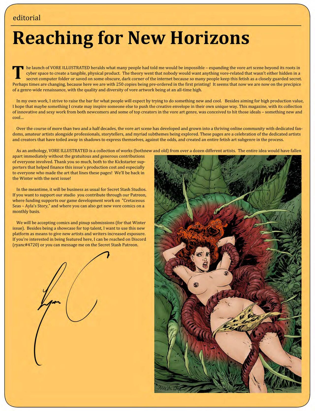 Vore Illustrated Summer 2021 RyanC/SecretStashComics page 6 full
