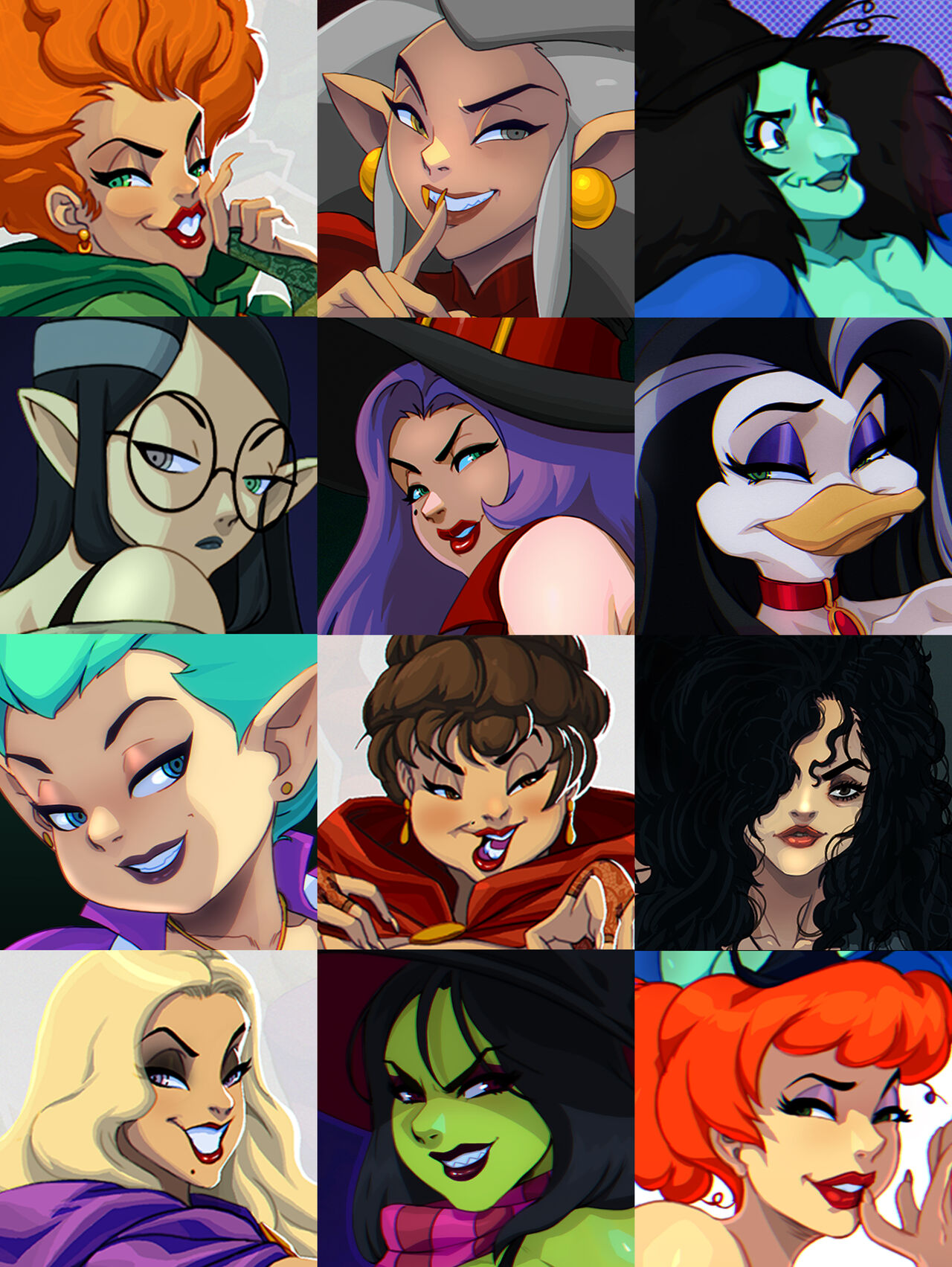 Witches Set page 1 full