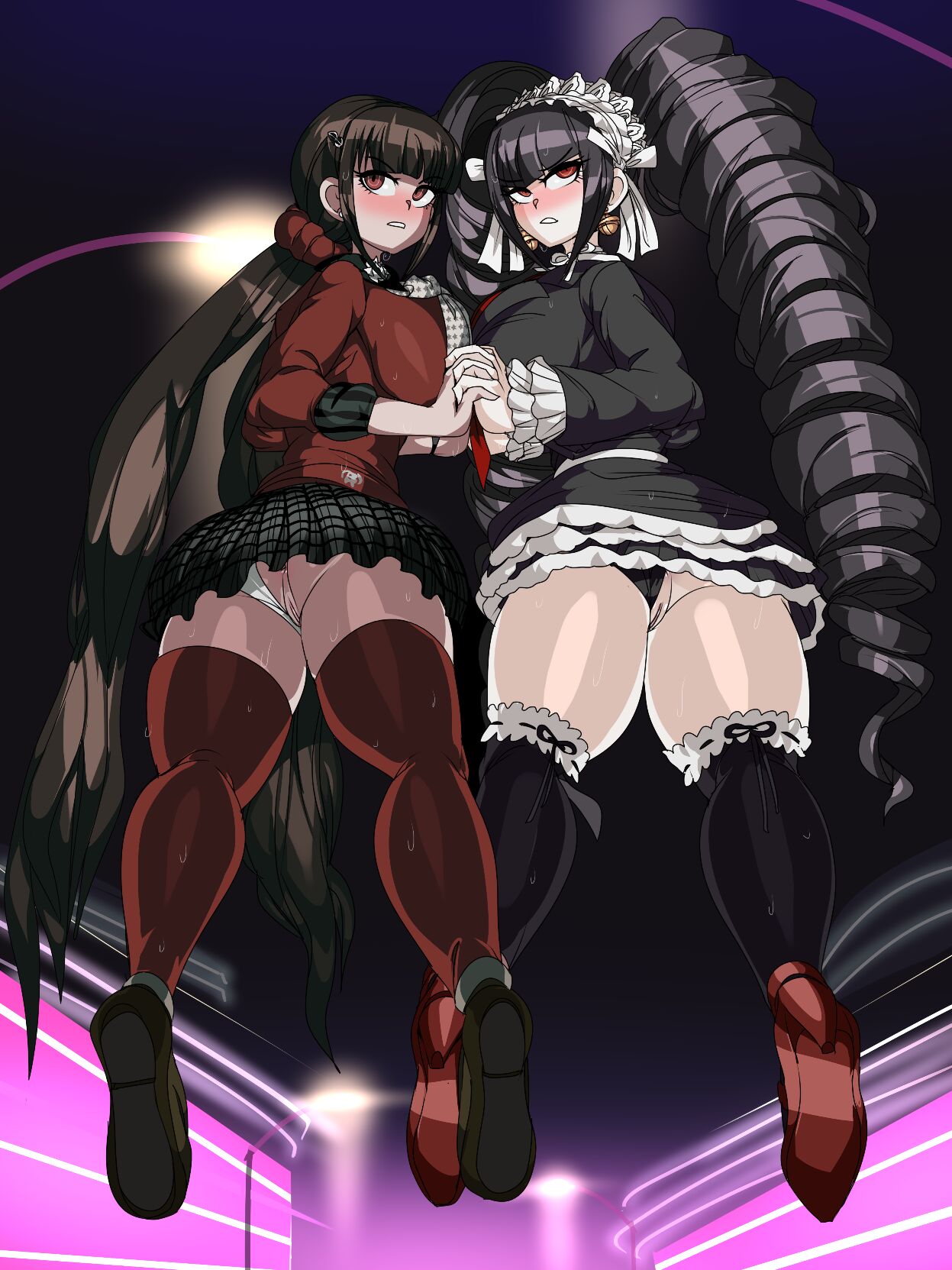 Maki Harukawa &amp; Celestia Ludenberg page 1 full