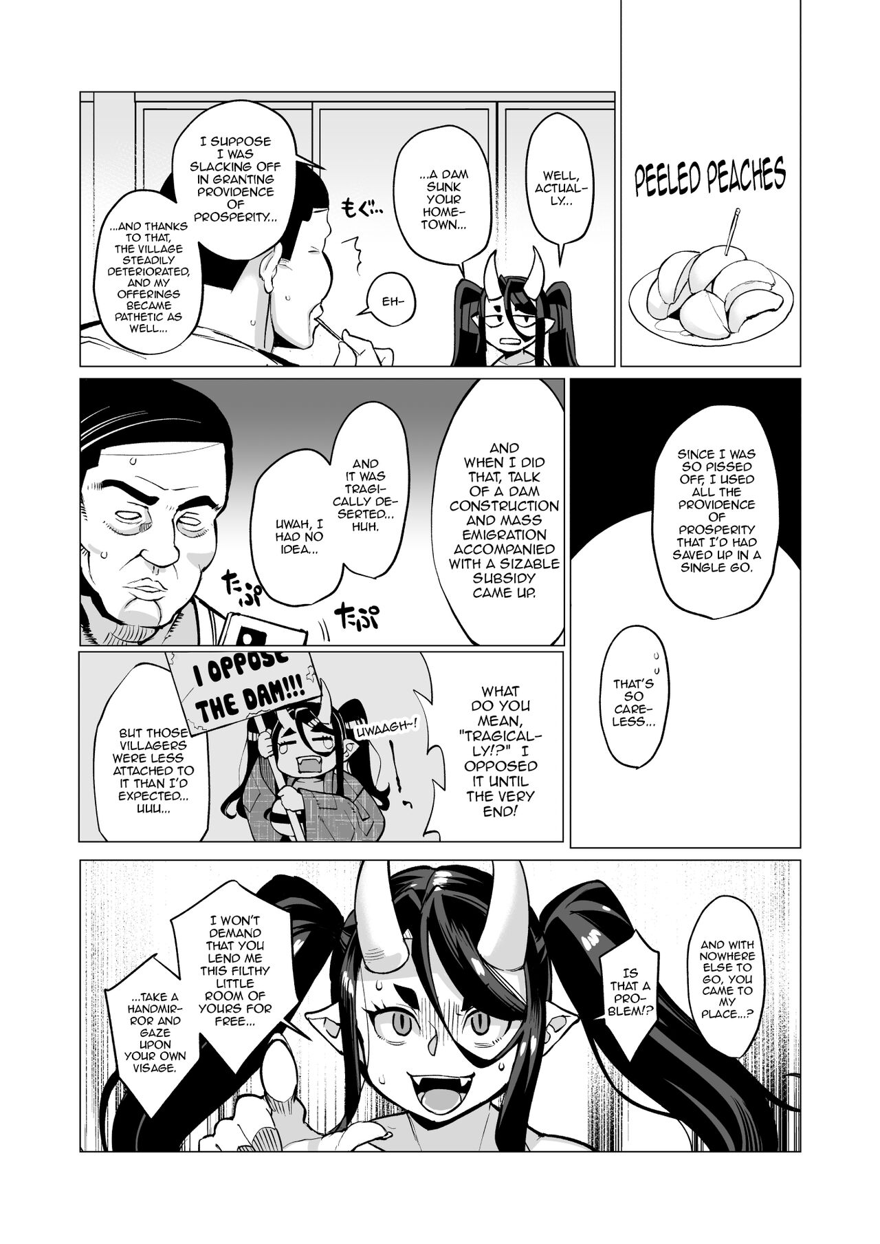 Oni Miko Yome Da Furusato de Choushi Koi Teta Shouwaru Oni Lolibabaa ga Jigou Jitoku de Subete o Ushinai Korogarikonde Kita node Oyome-san Ken Onaho ni Shiteyaru Hanashi page 6 full