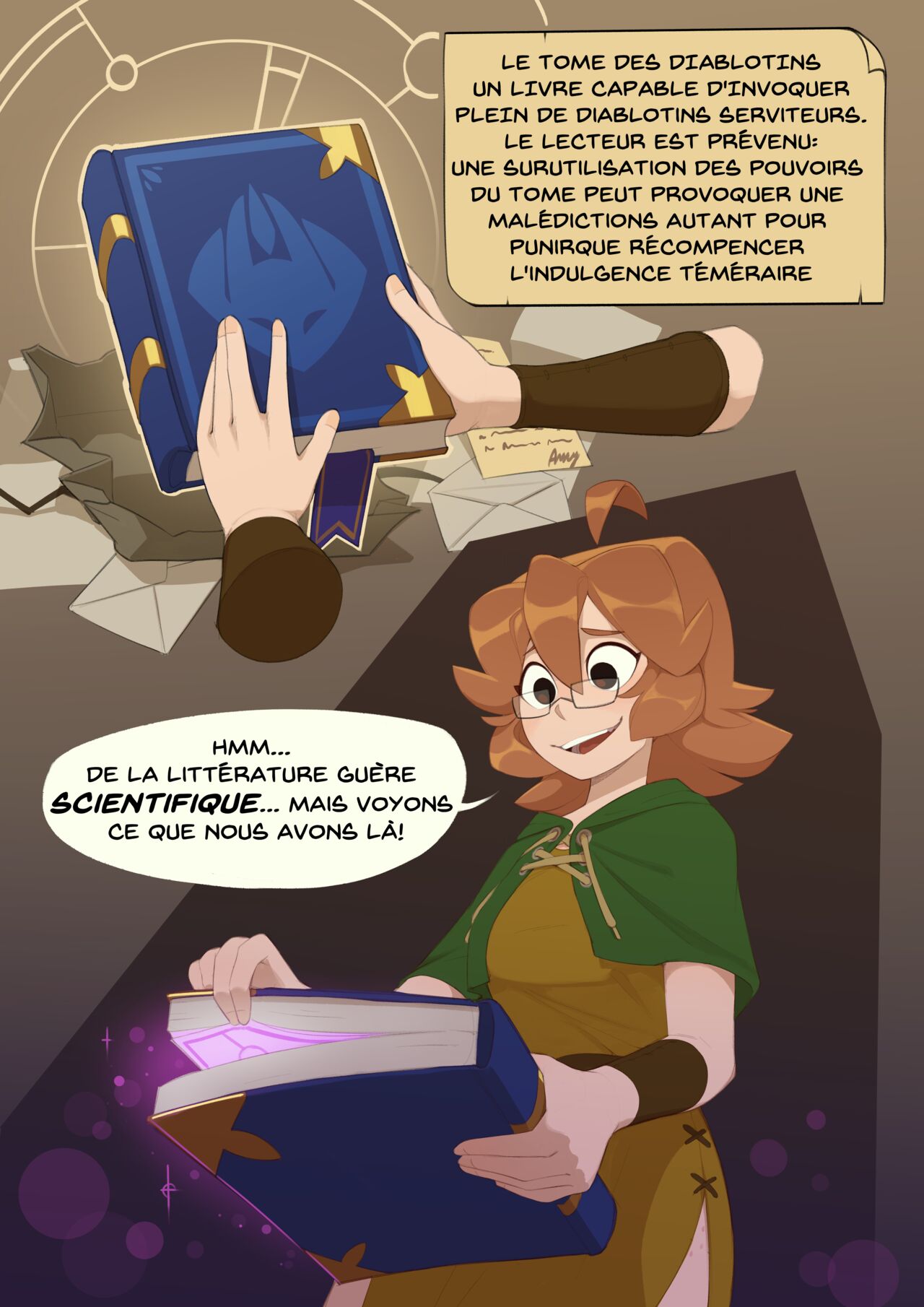 &amp;  Monster Researcher Eclair and the Tome of Imps page 1 full