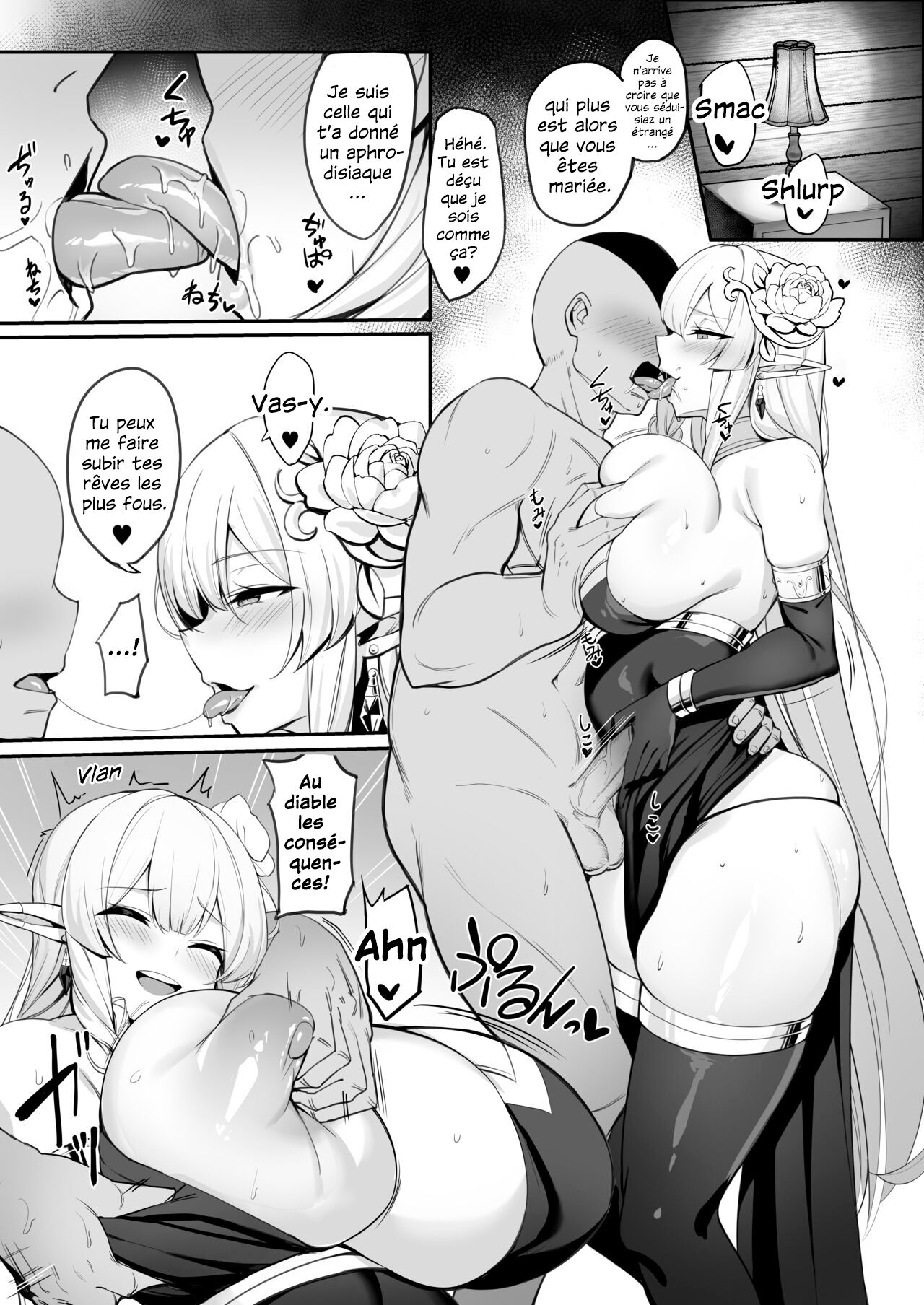 Elf Mama-San no manga | Le manga d'une Elfe mariée frustrée page 9 full