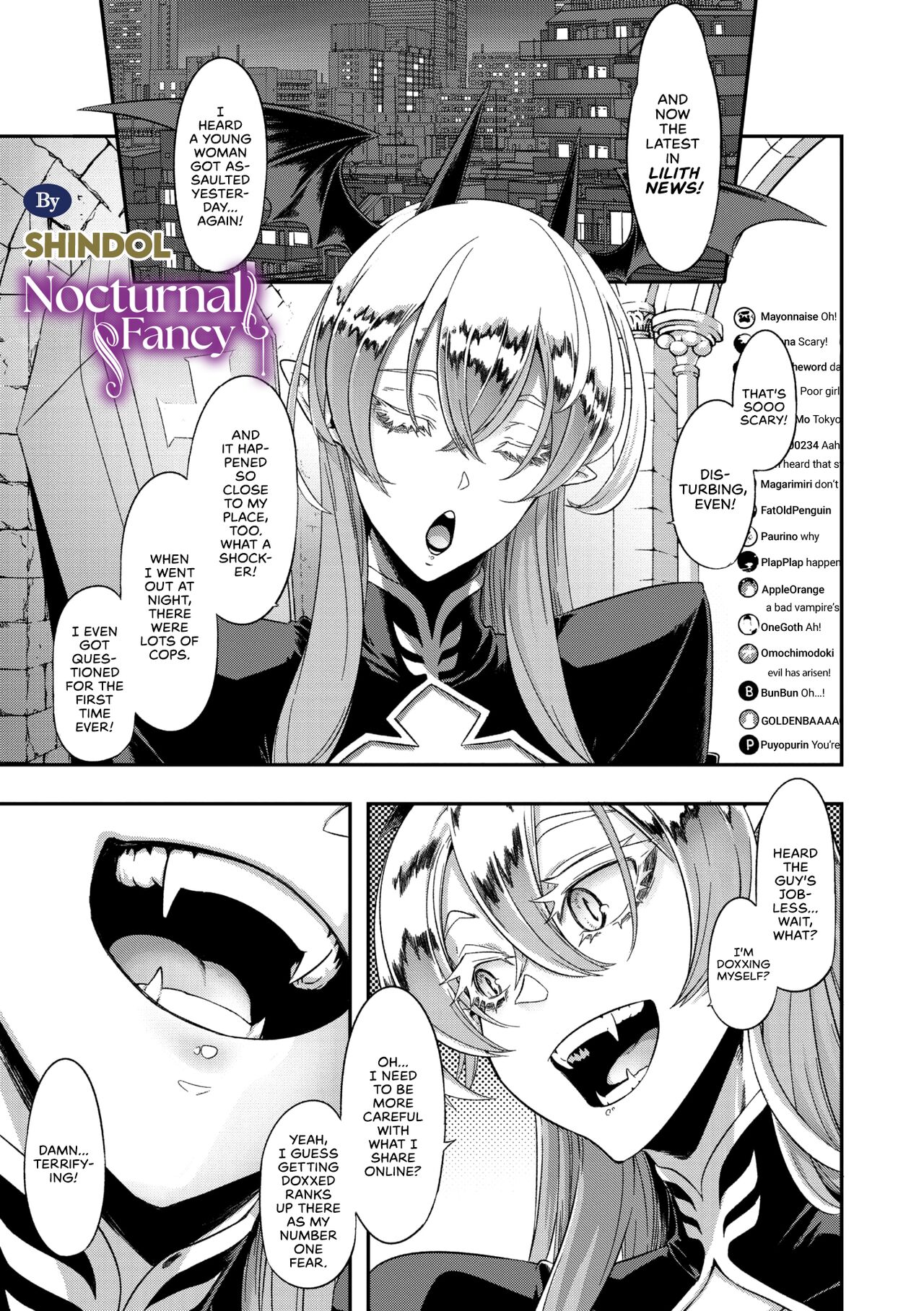 Yukizuri Nocturne -Zenshou- | Nocturnal Fancy 2 -Prelude- page 1 full
