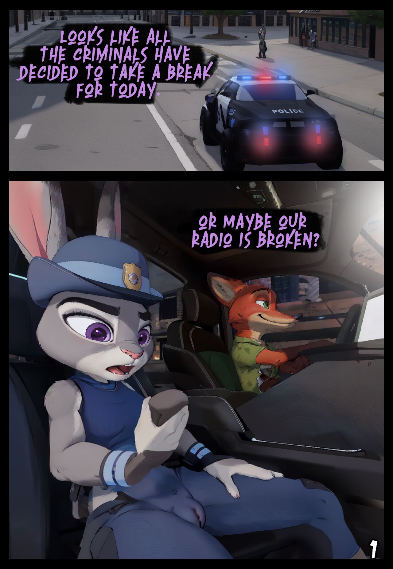 Horny Police page 1 full
