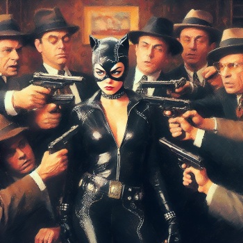 Catwoman in Violent Perils 3 cover